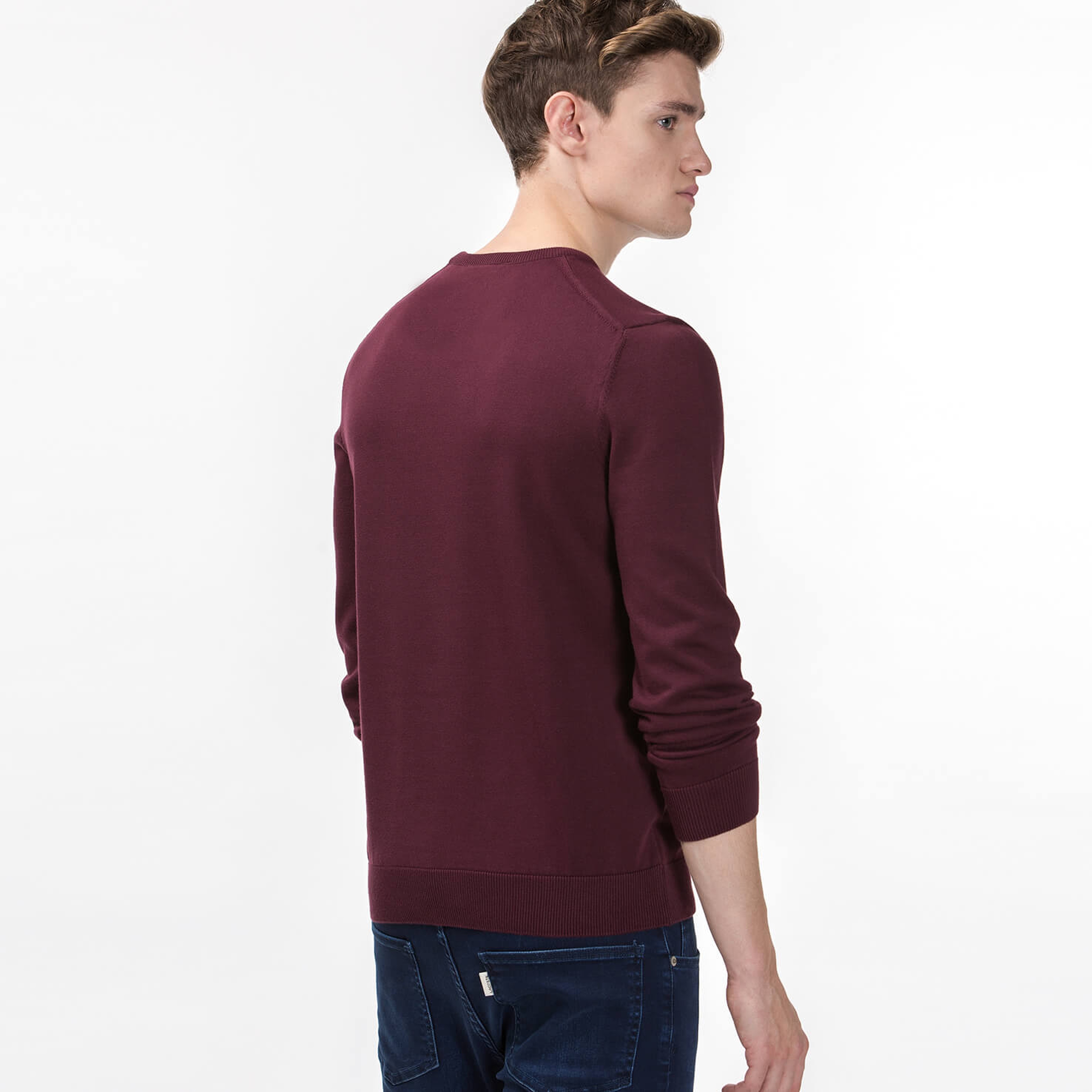 Lacoste Erkek Bordo Triko