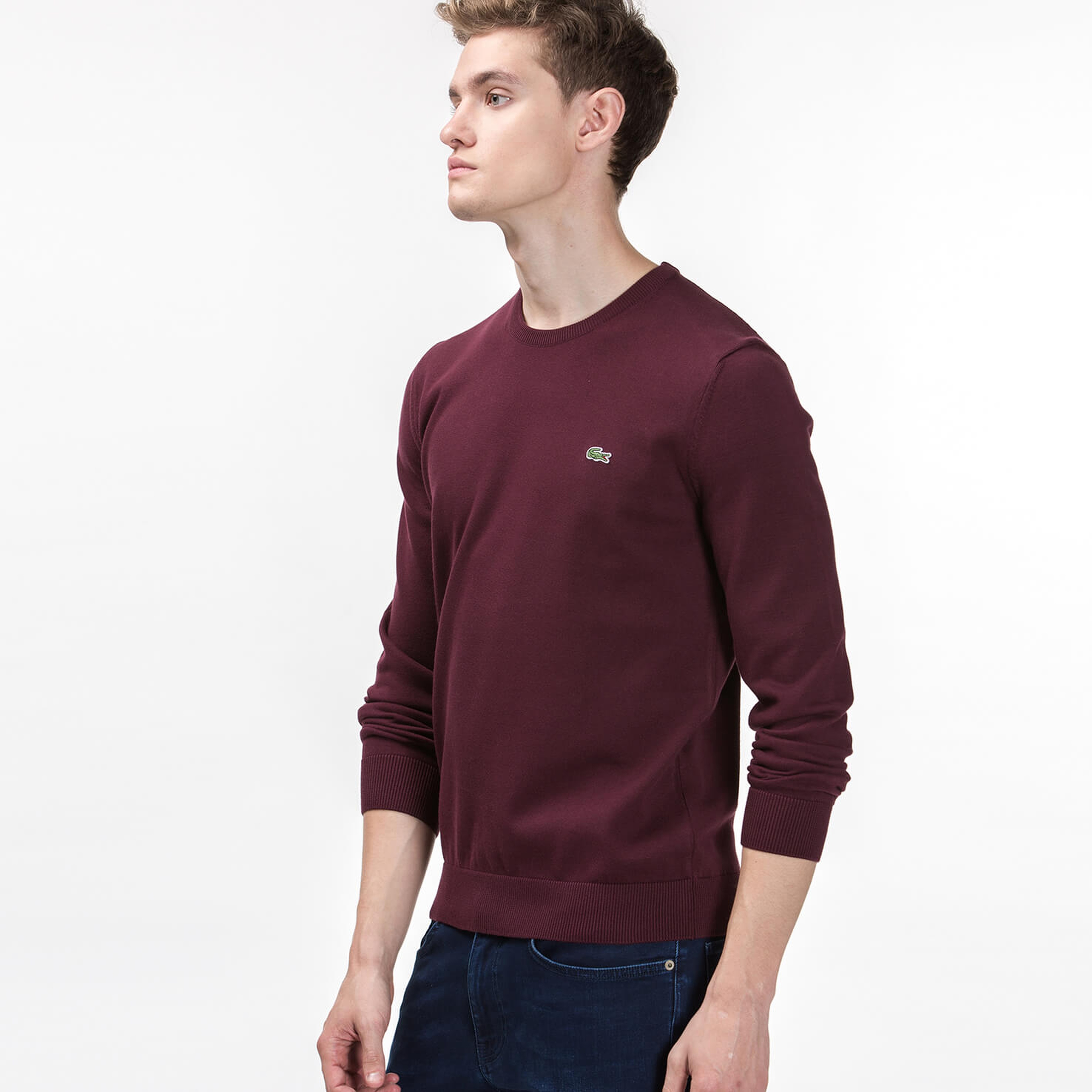 Lacoste Erkek Bordo Triko
