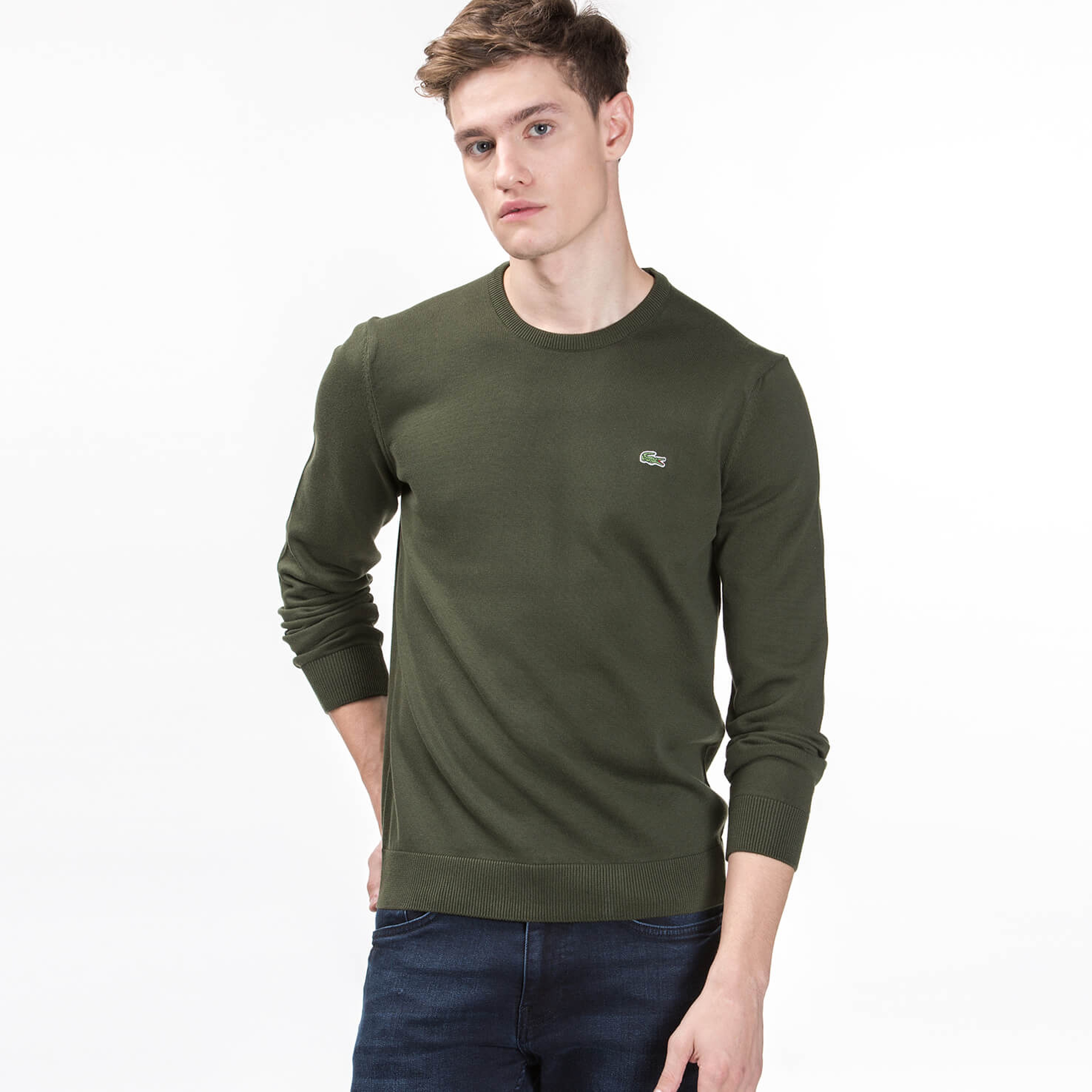 Lacoste Erkek Yeşil Triko