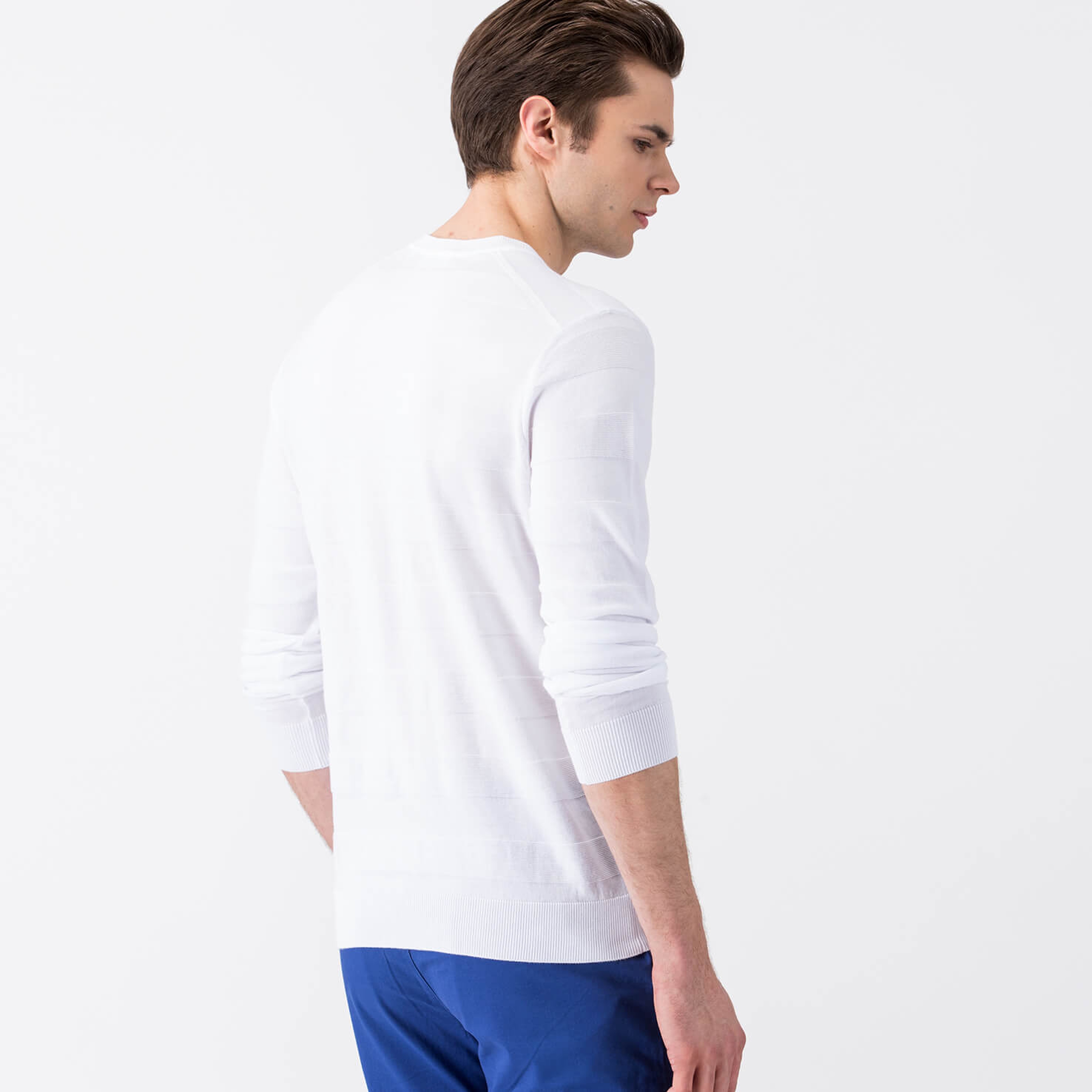 Lacoste Erkek Pembe Regular Fit Triko