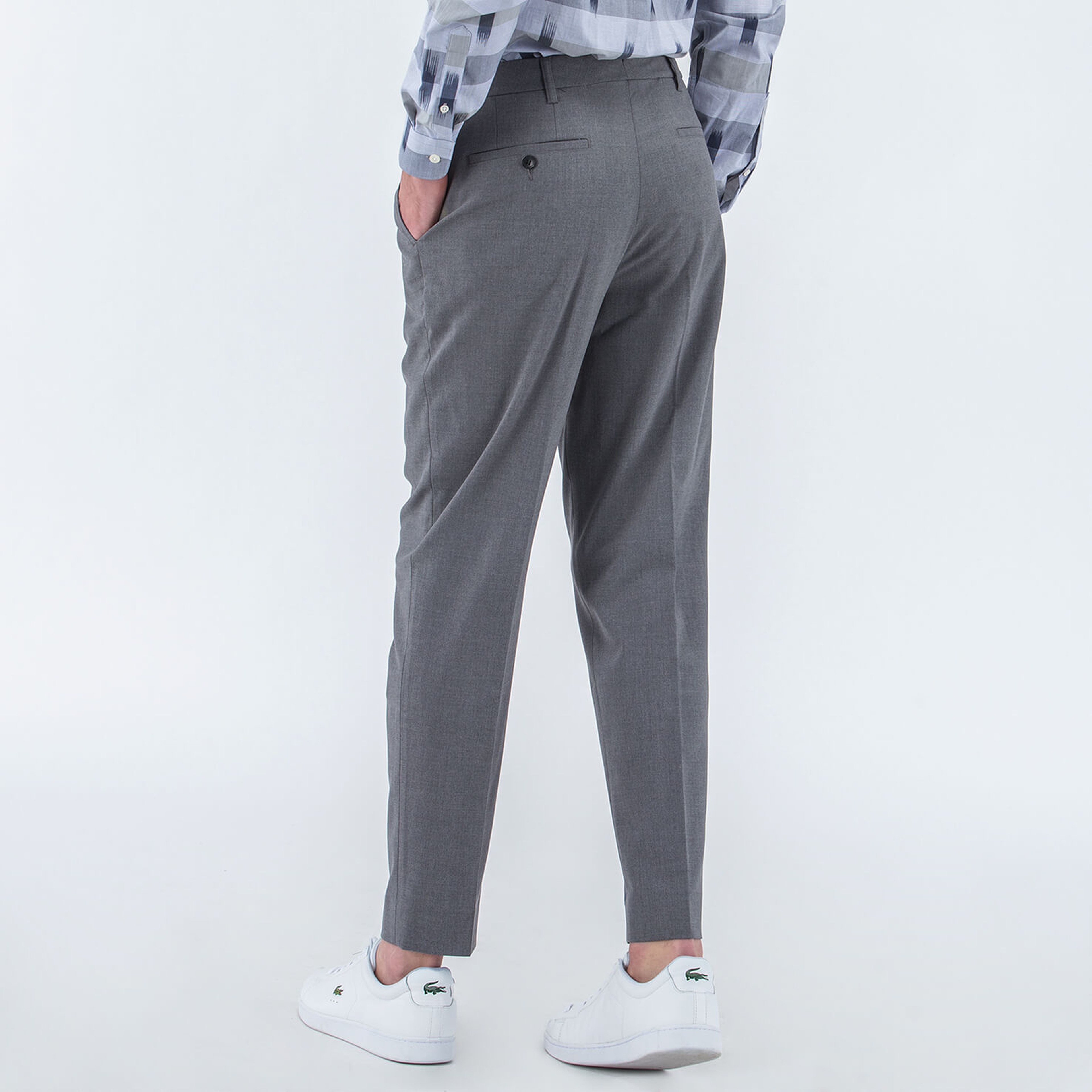 Lacoste Erkek Gri Pantolon