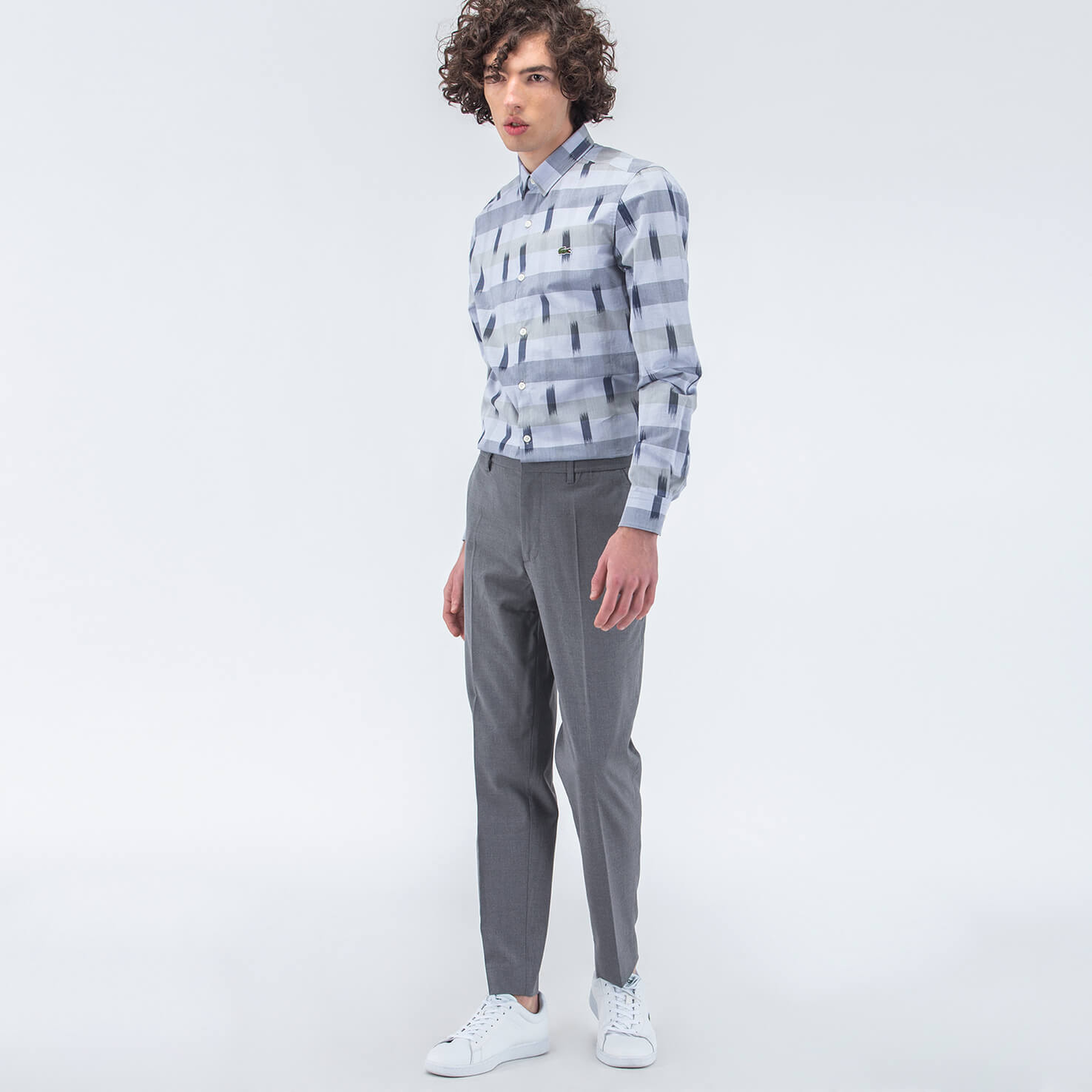 Lacoste Erkek Gri Pantolon