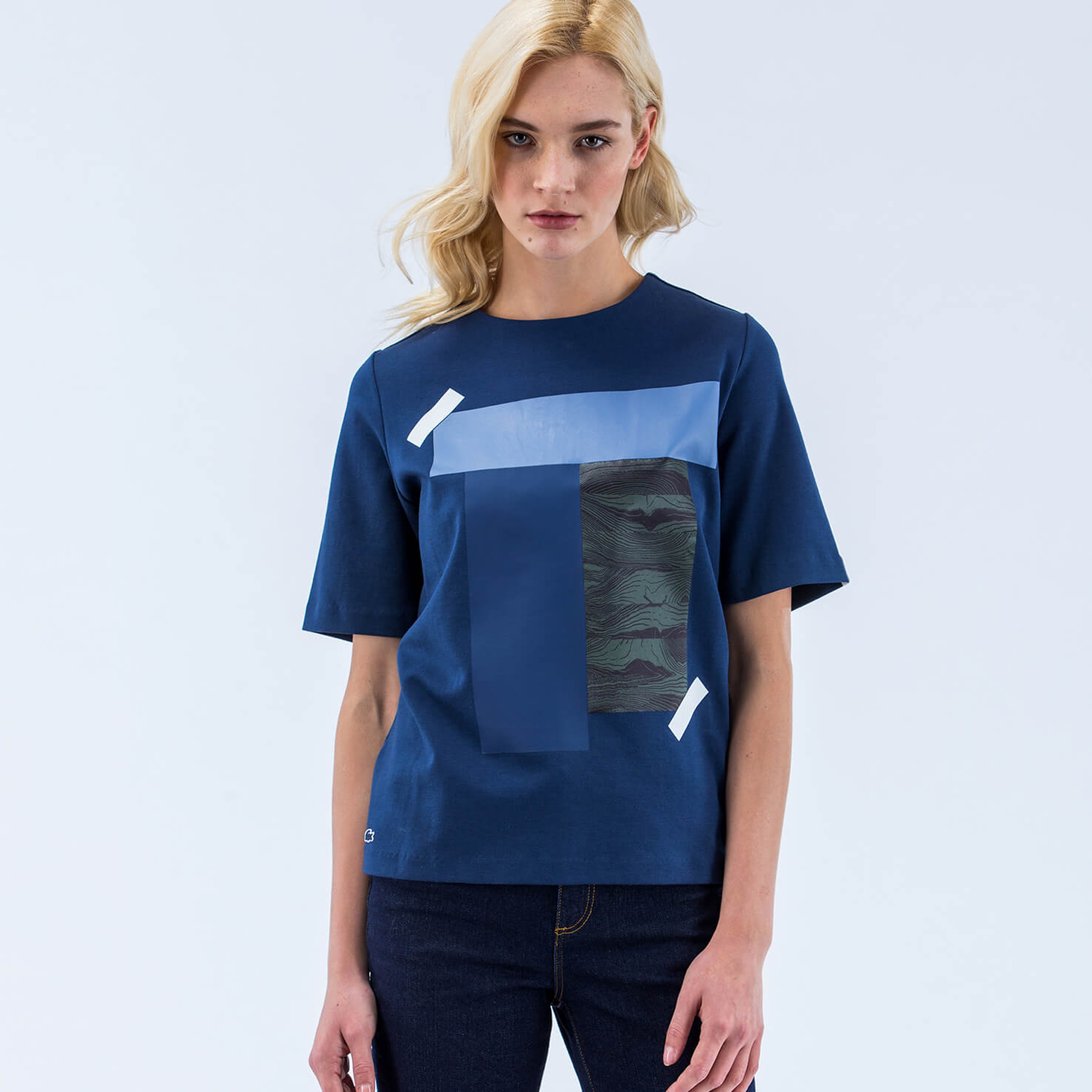 Lacoste Kadın Lacivert Bluz