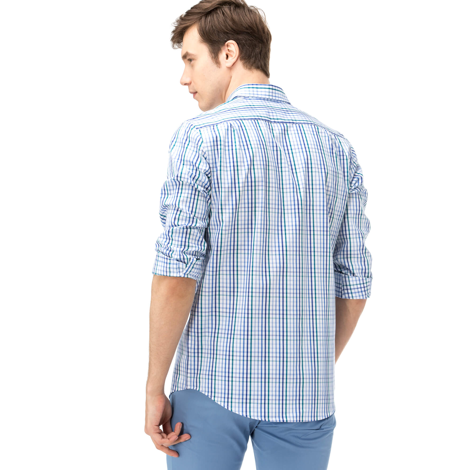 Lacoste Erkek Mavi Regular Fit Gömlek