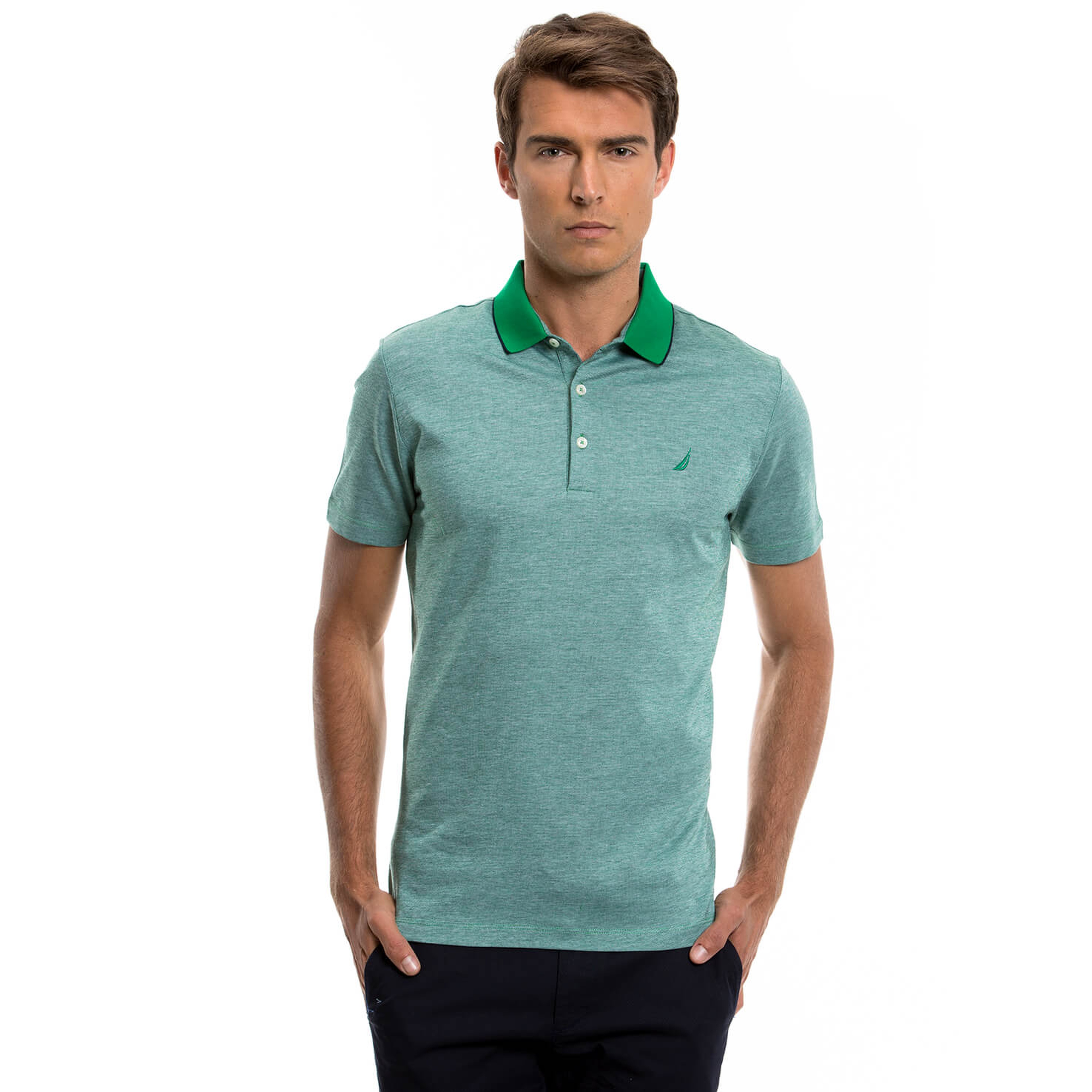 Kısa Kollu Erkek Yeşil Polo