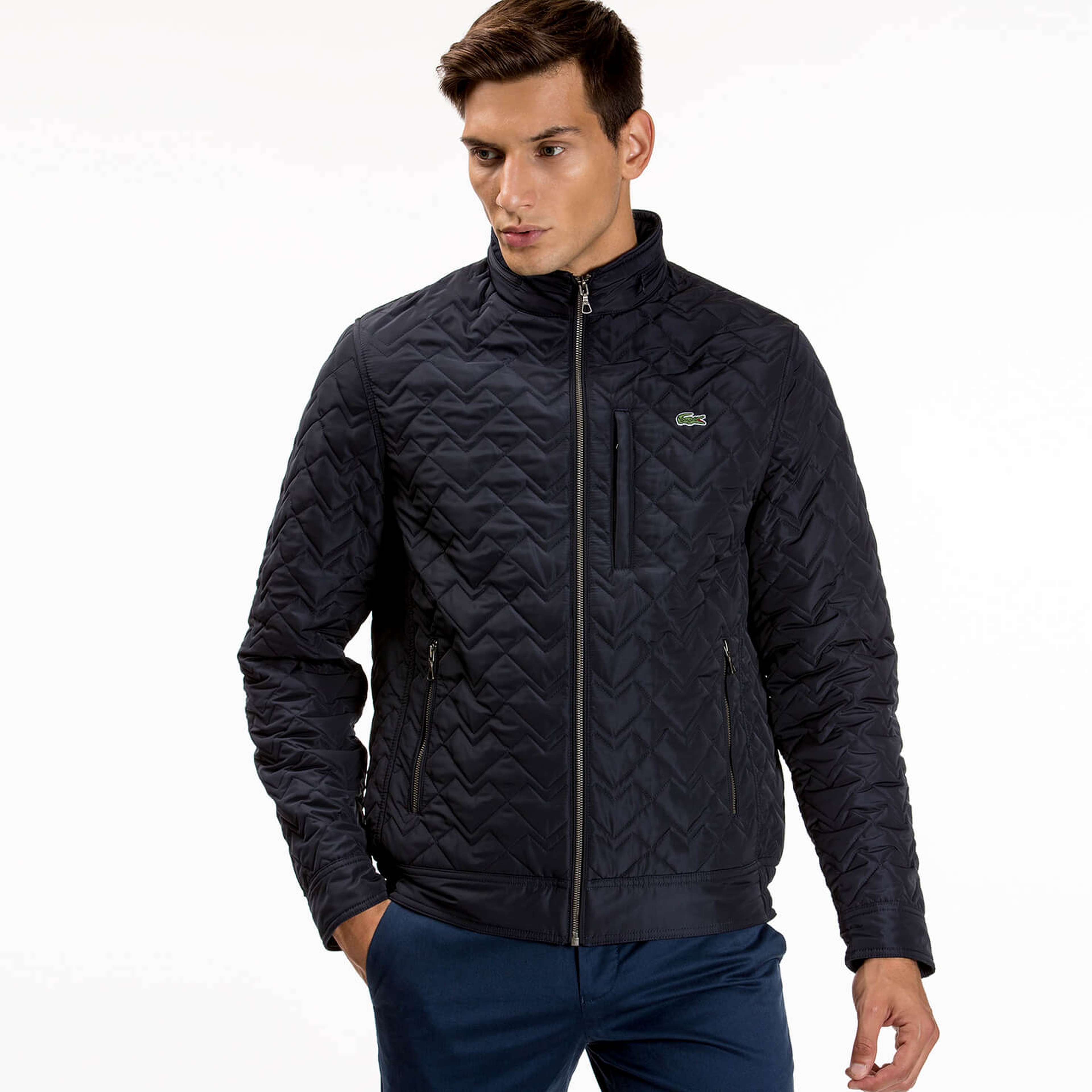 Lacoste Erkek Lacivert Mont