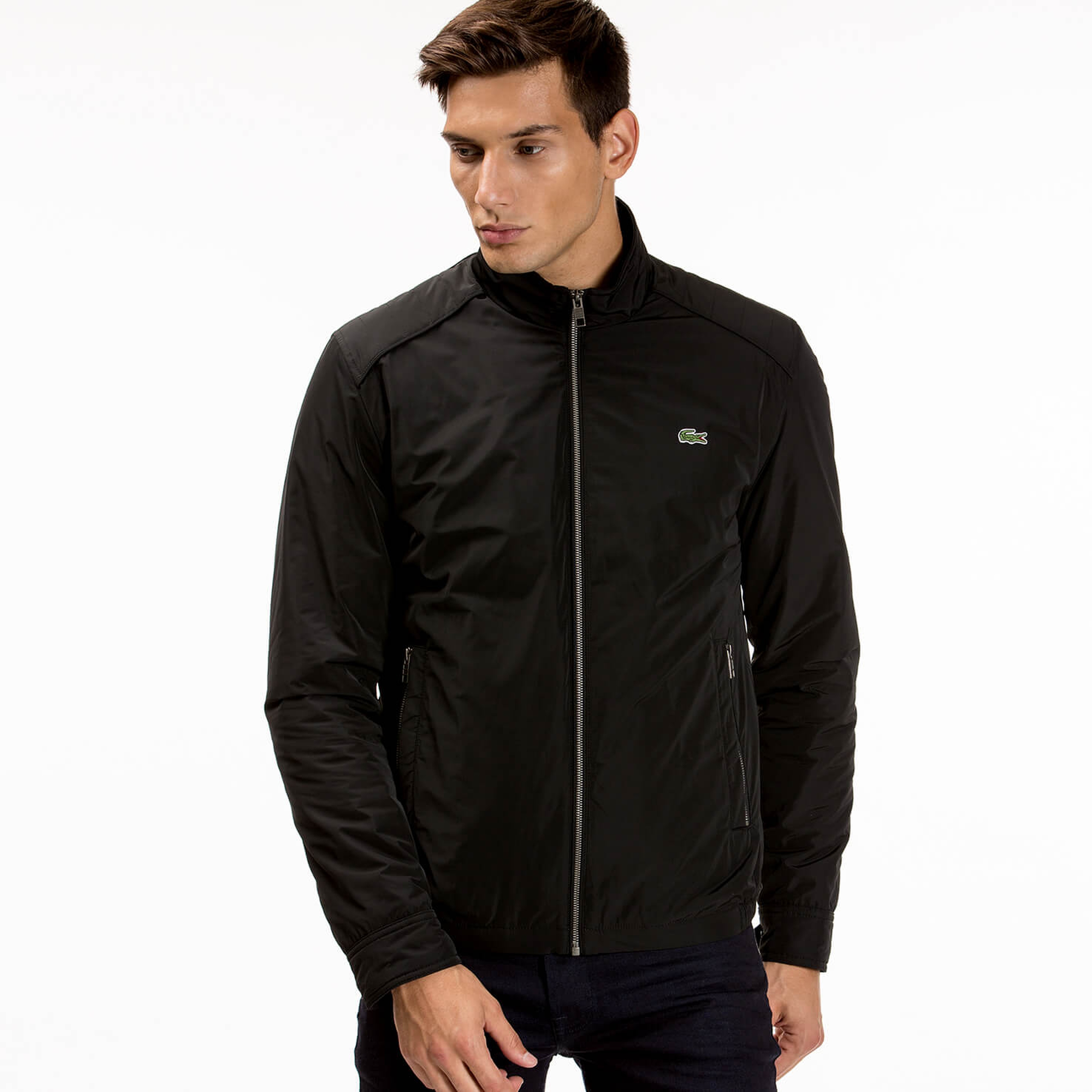 Lacoste Erkek Siyah Mont