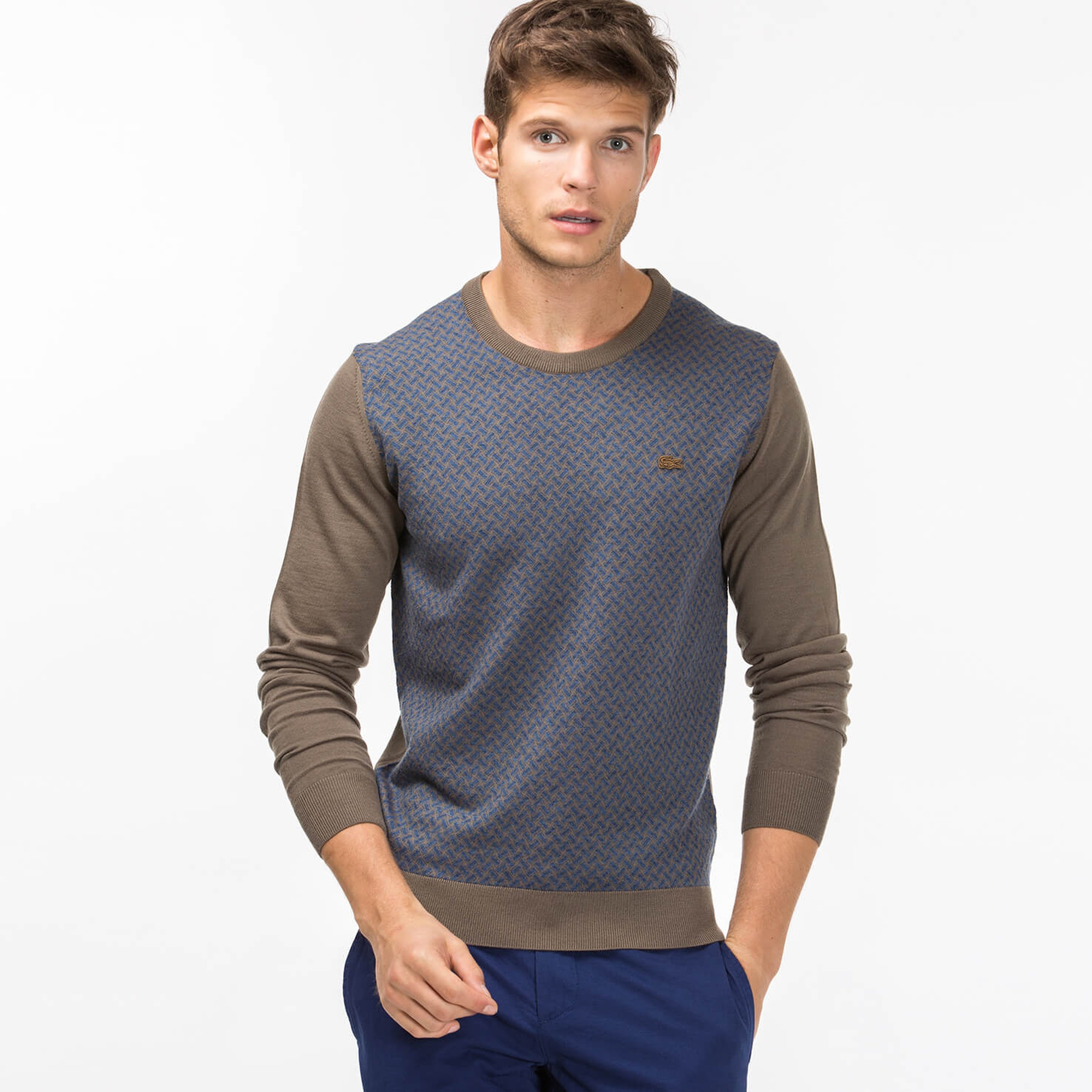 Lacoste Erkek Kahverengi Triko