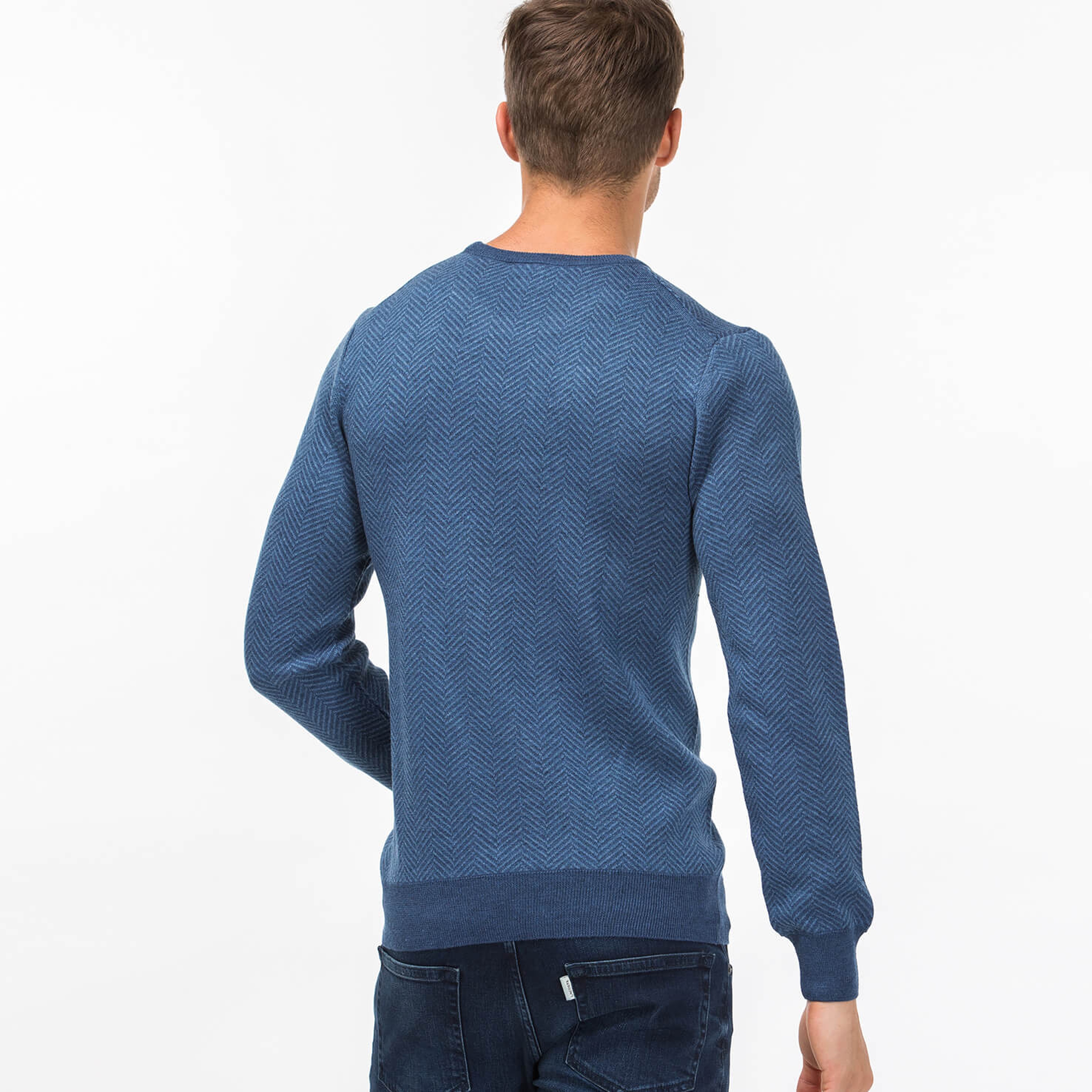 Lacoste Erkek Mavi Triko