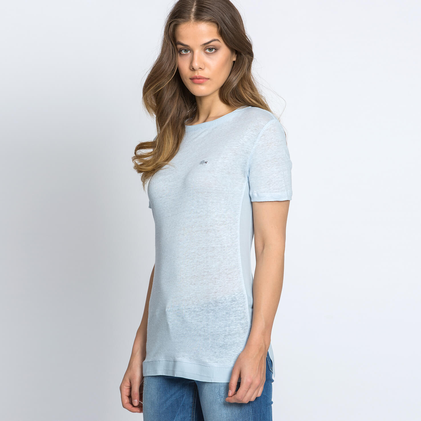 Lacoste Kadın Yeşil Kısa Kollu T-Shirt