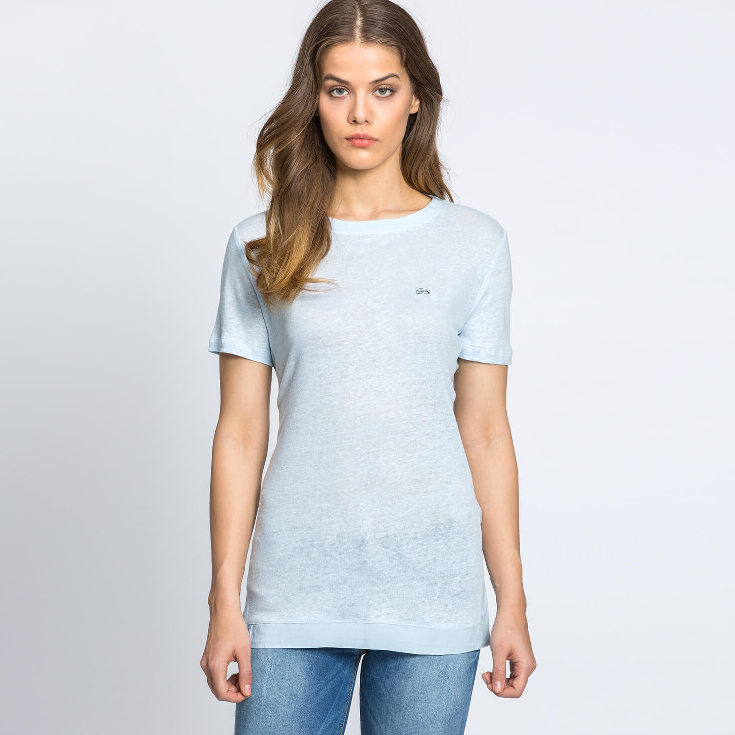 Lacoste Kadın Yeşil Kısa Kollu T-Shirt