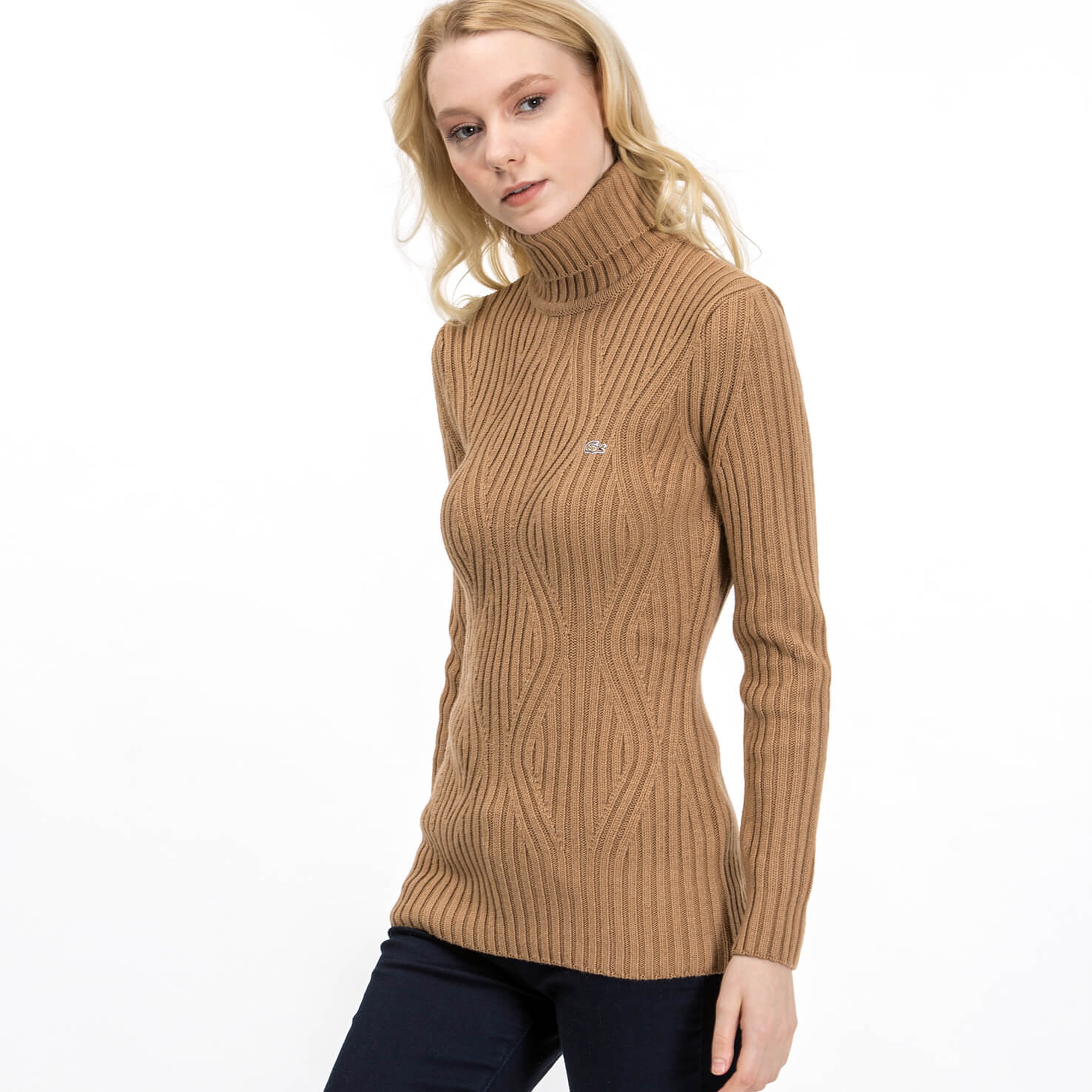 Lacoste Kadın Kahverengi Triko