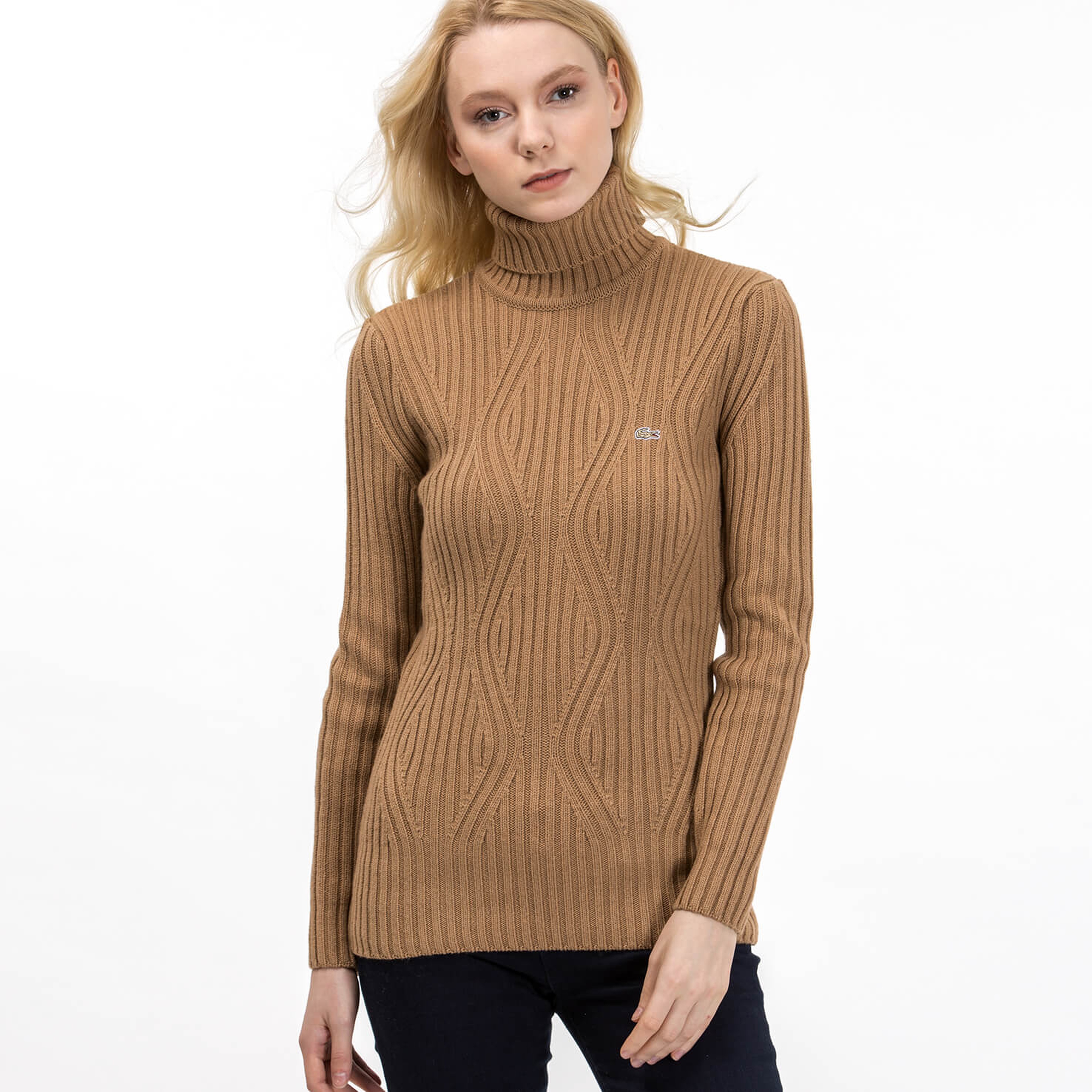 Lacoste Kadın Kahverengi Triko