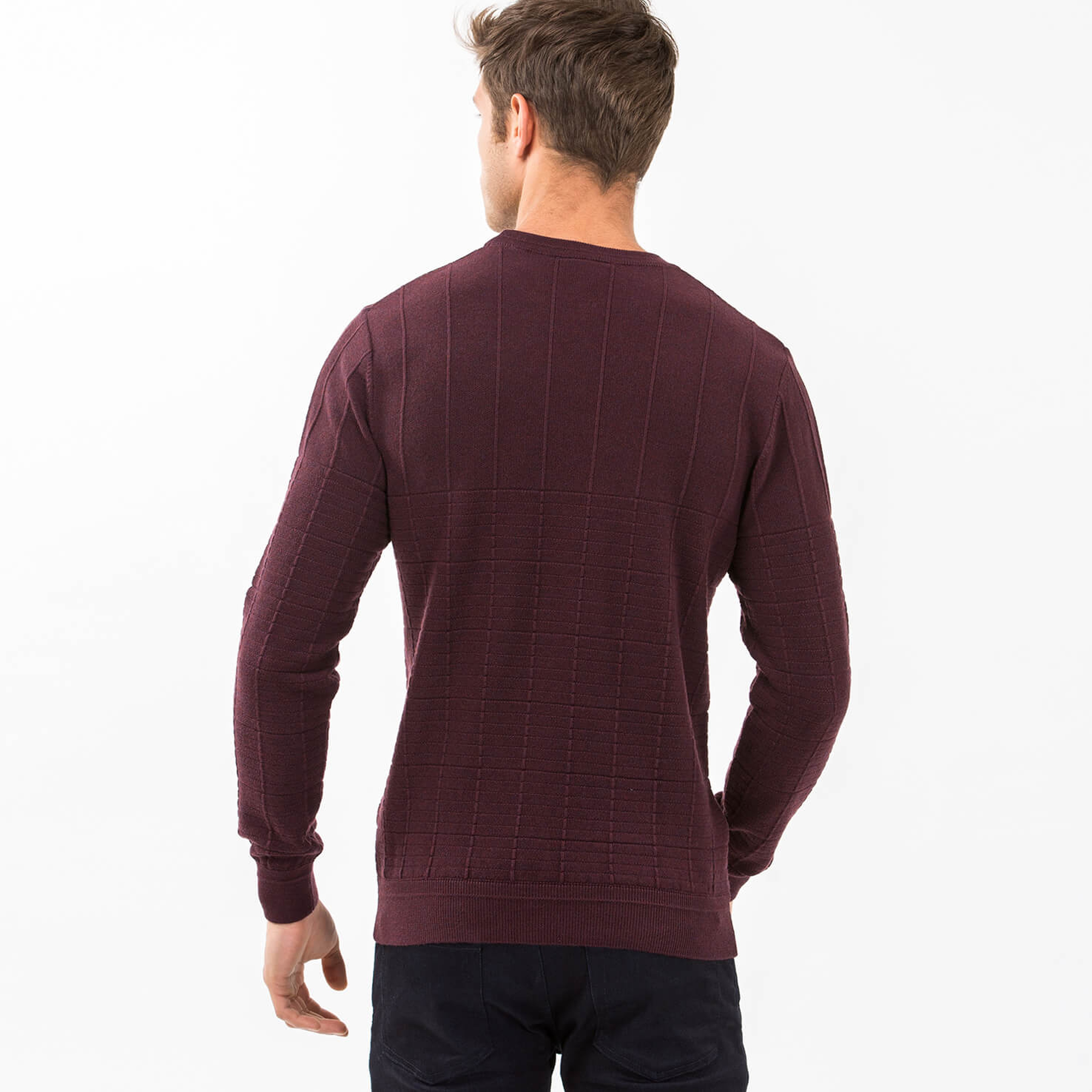 Lacoste Erkek Bordo Triko