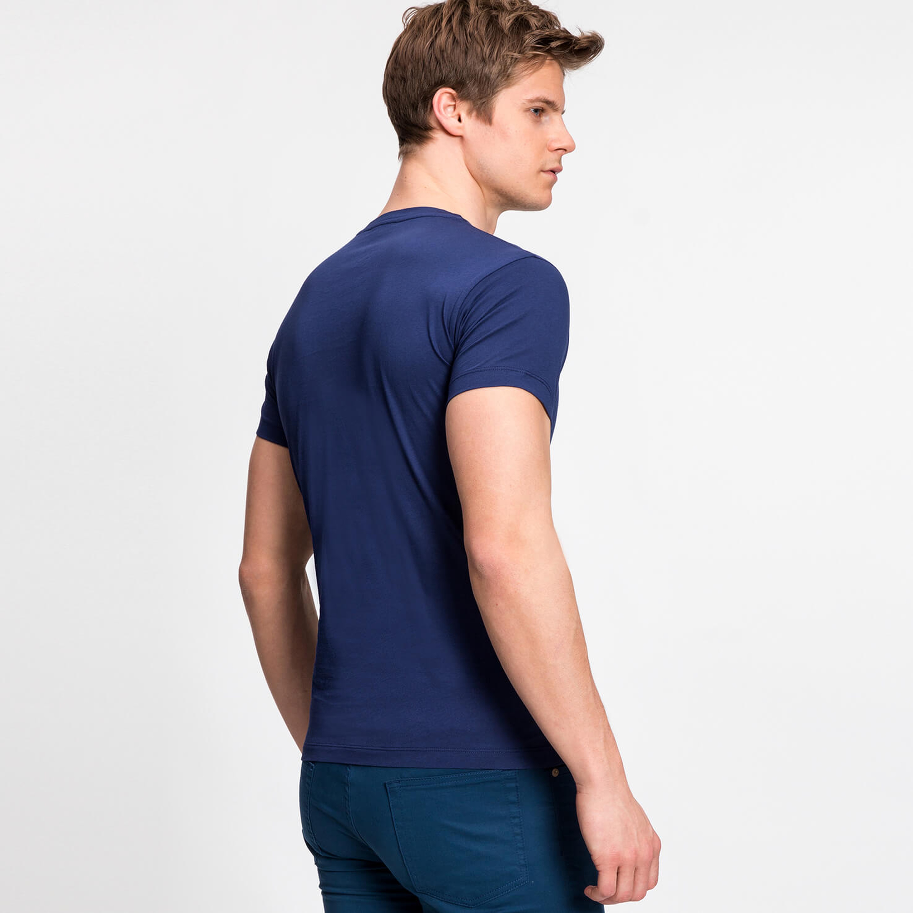 Lacoste Erkek Lacivert Kısa Kollu T-Shirt