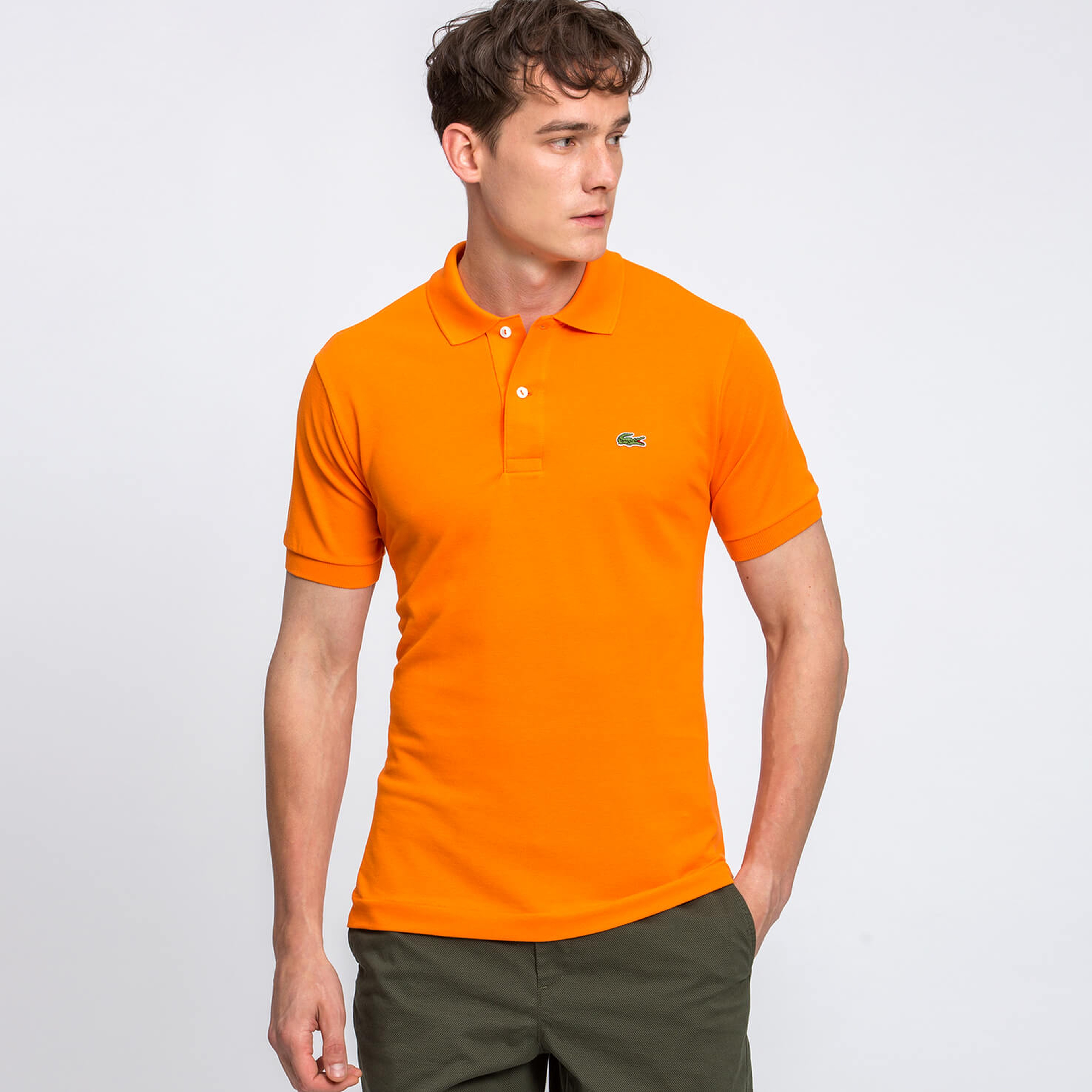 Lacoste Erkek Turuncu Regular Fit Kısa Kollu Polo