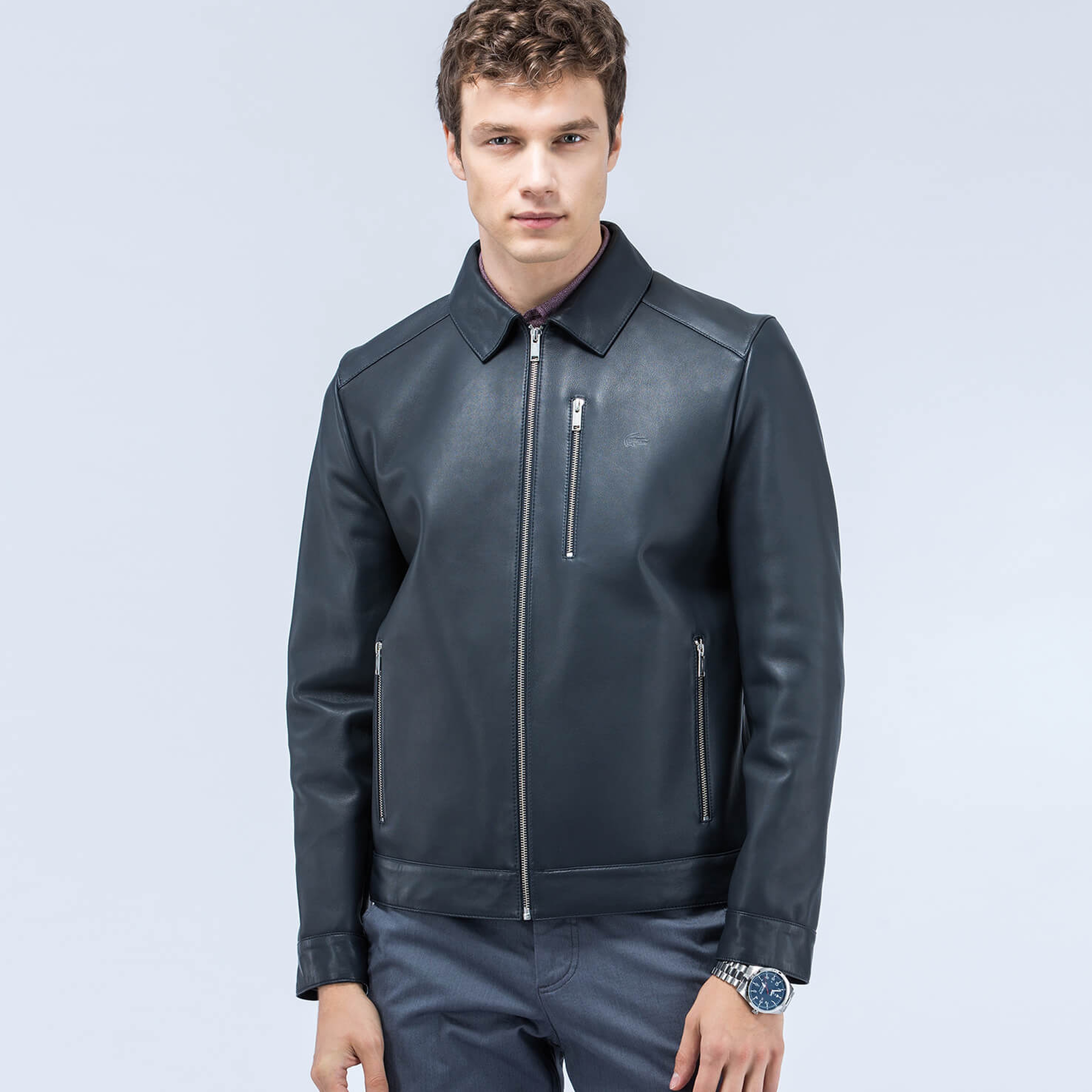 Lacoste Erkek Lacivert Mont