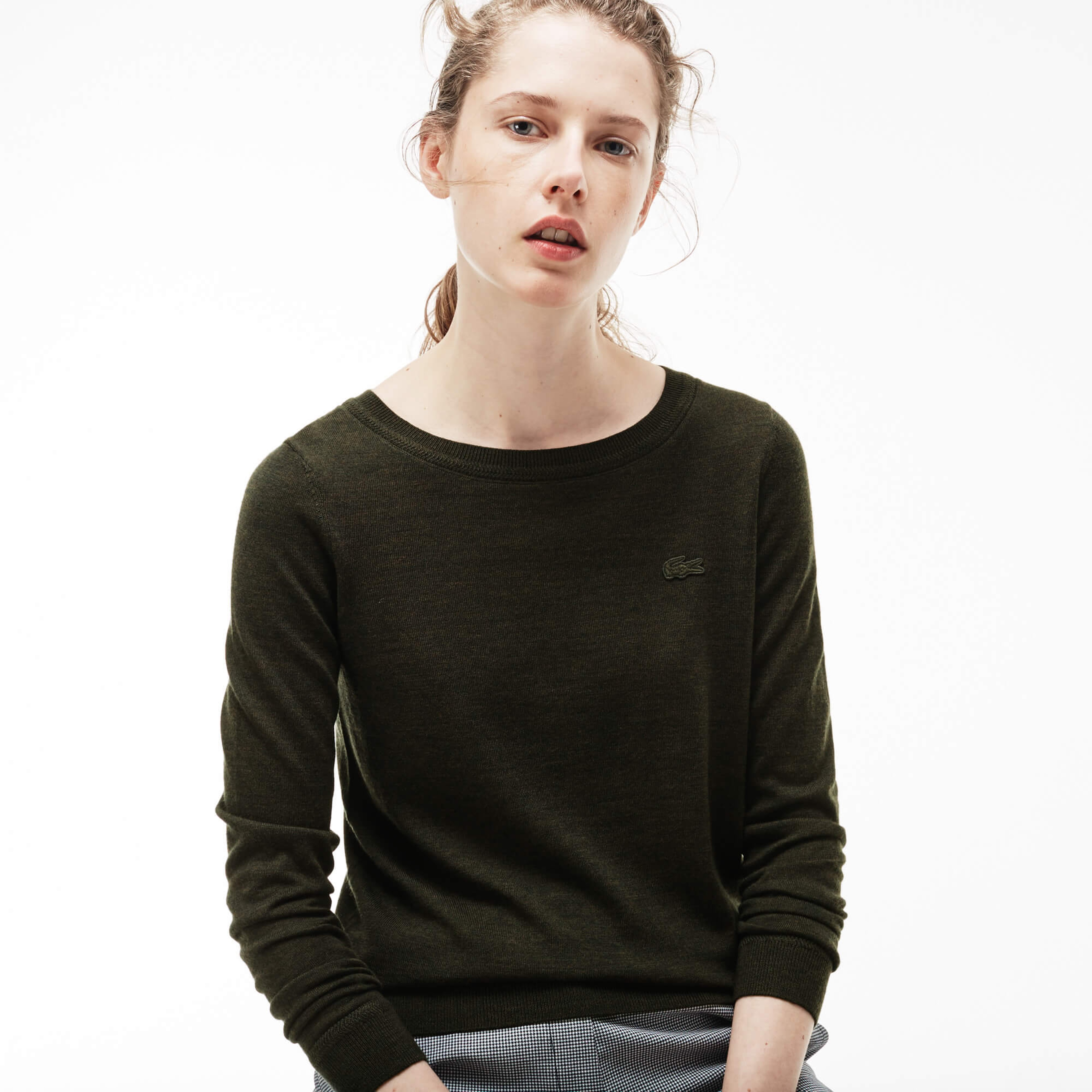 Lacoste Kadın Yeşil Triko