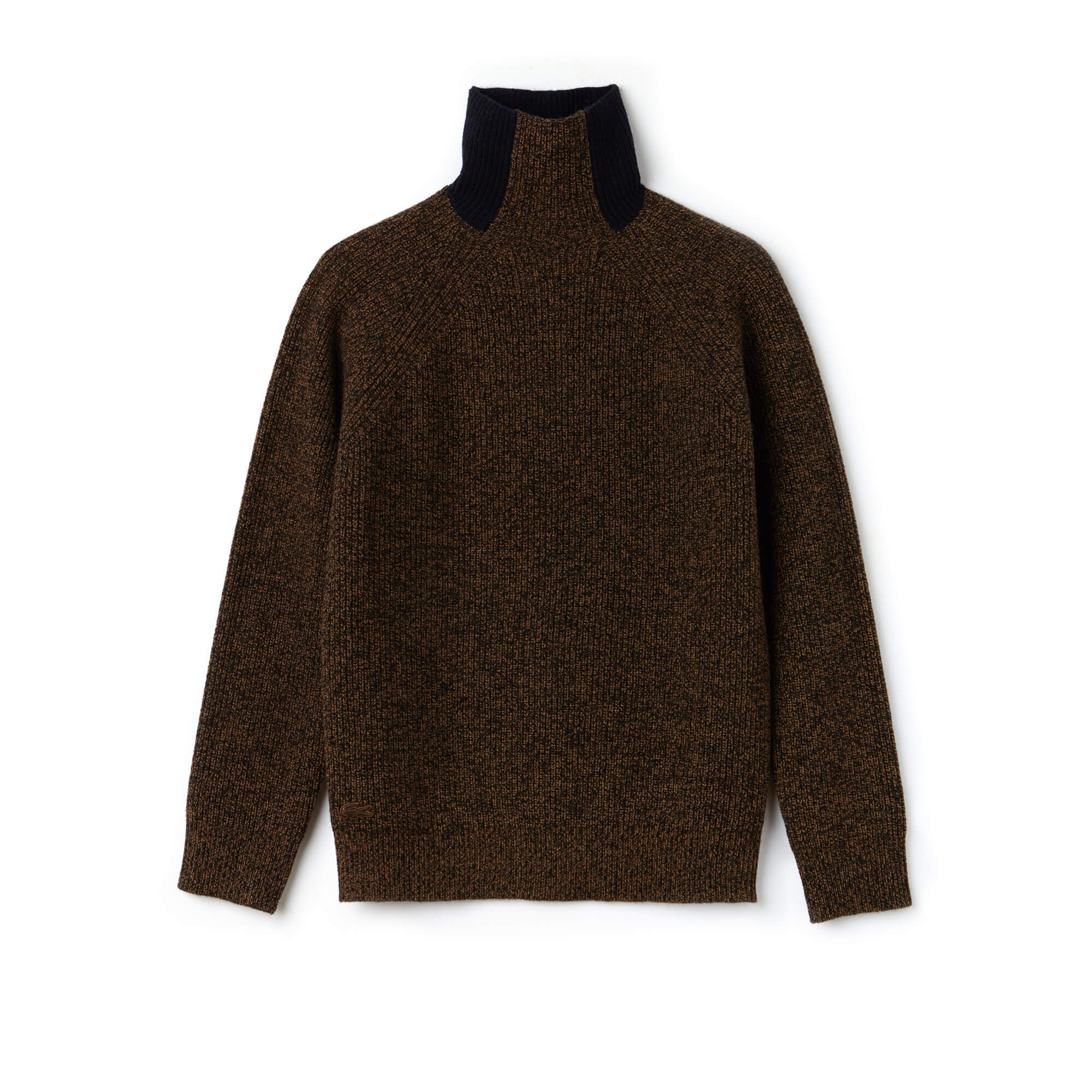 Lacoste Kadın Boğazlı Haki Triko