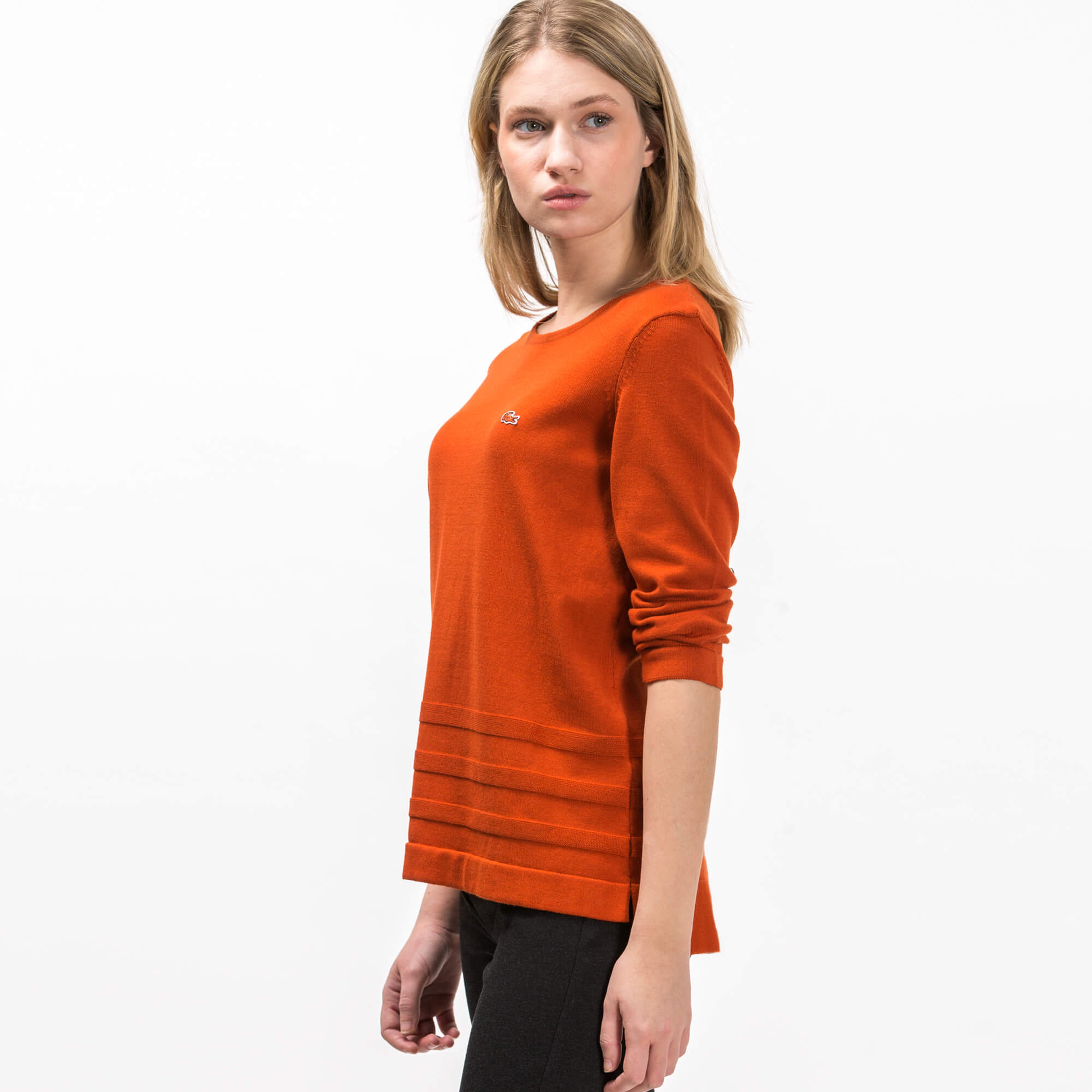 Lacoste Kadın Turuncu Triko