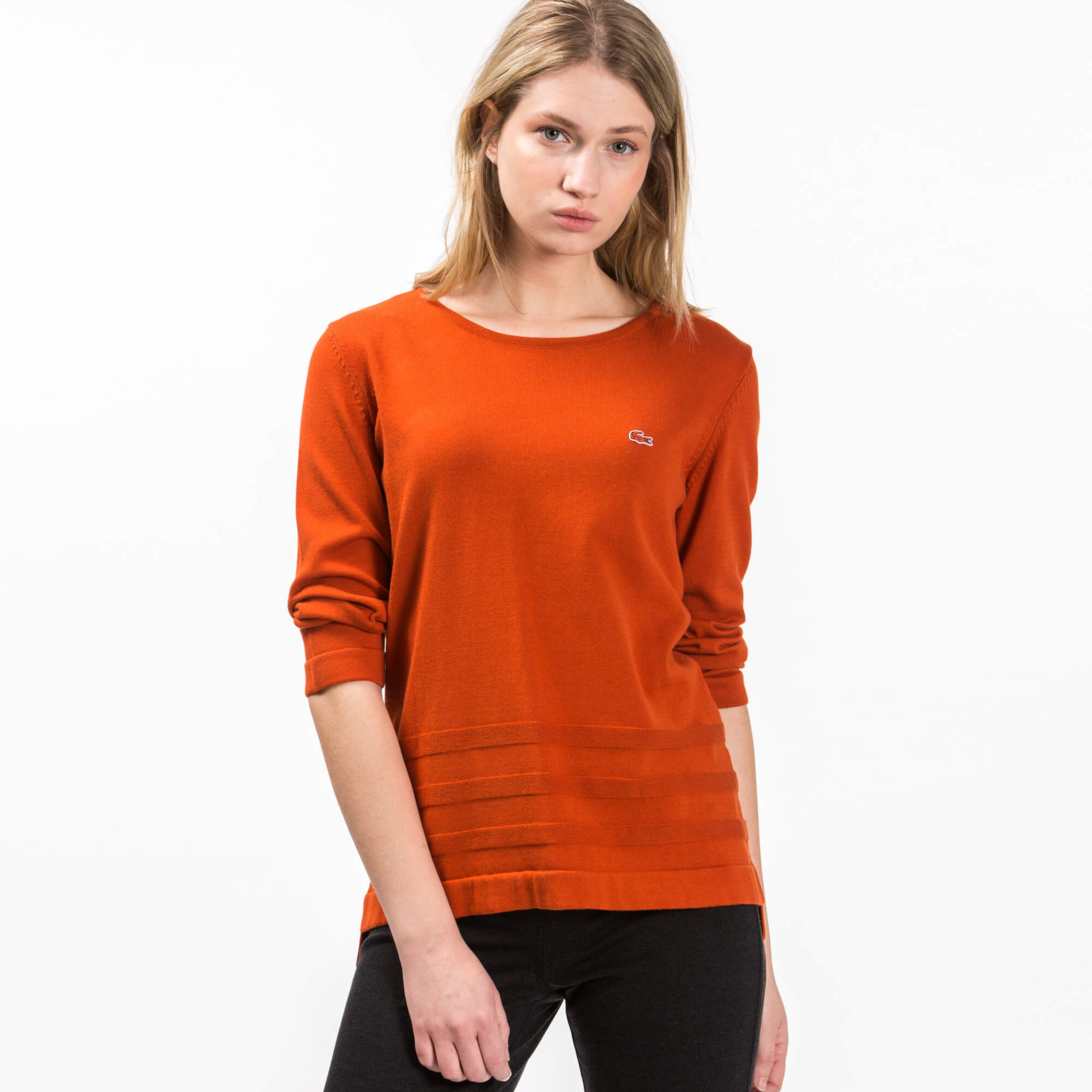 Lacoste Kadın Turuncu Triko