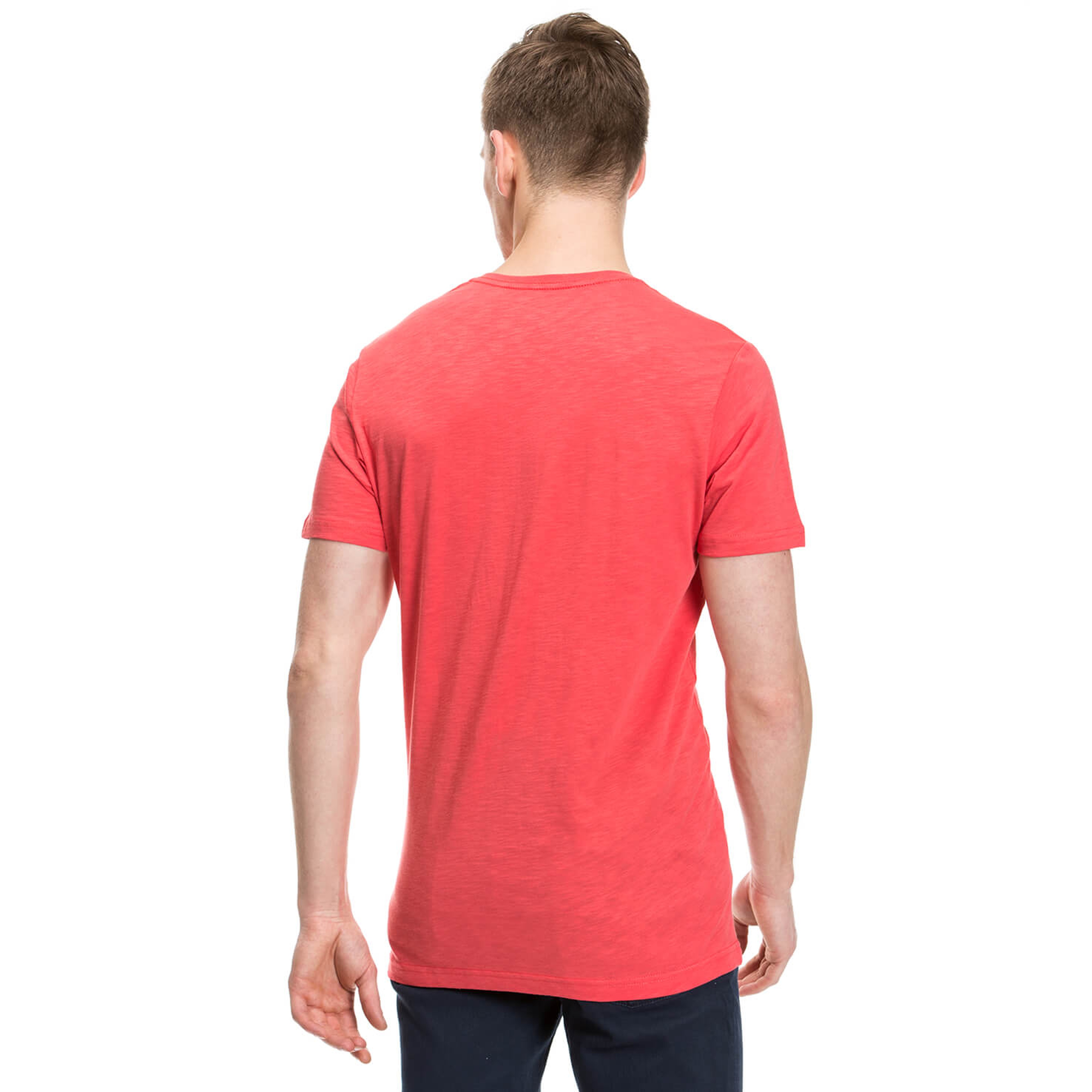 Nautica Erkek Kırmızı Slim Fit T-Shirt