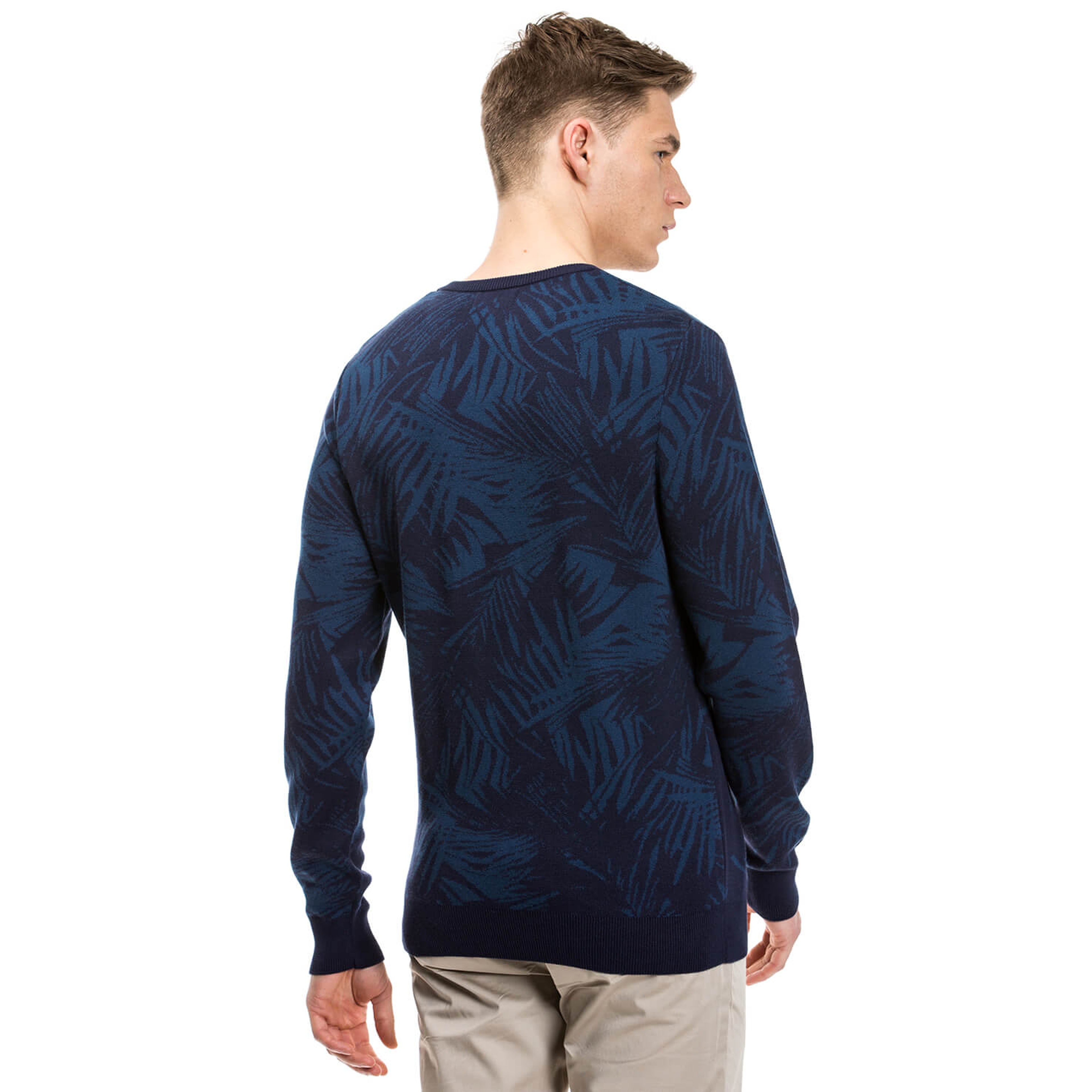 Nautica Erkek Lacivert Regular Fit Triko