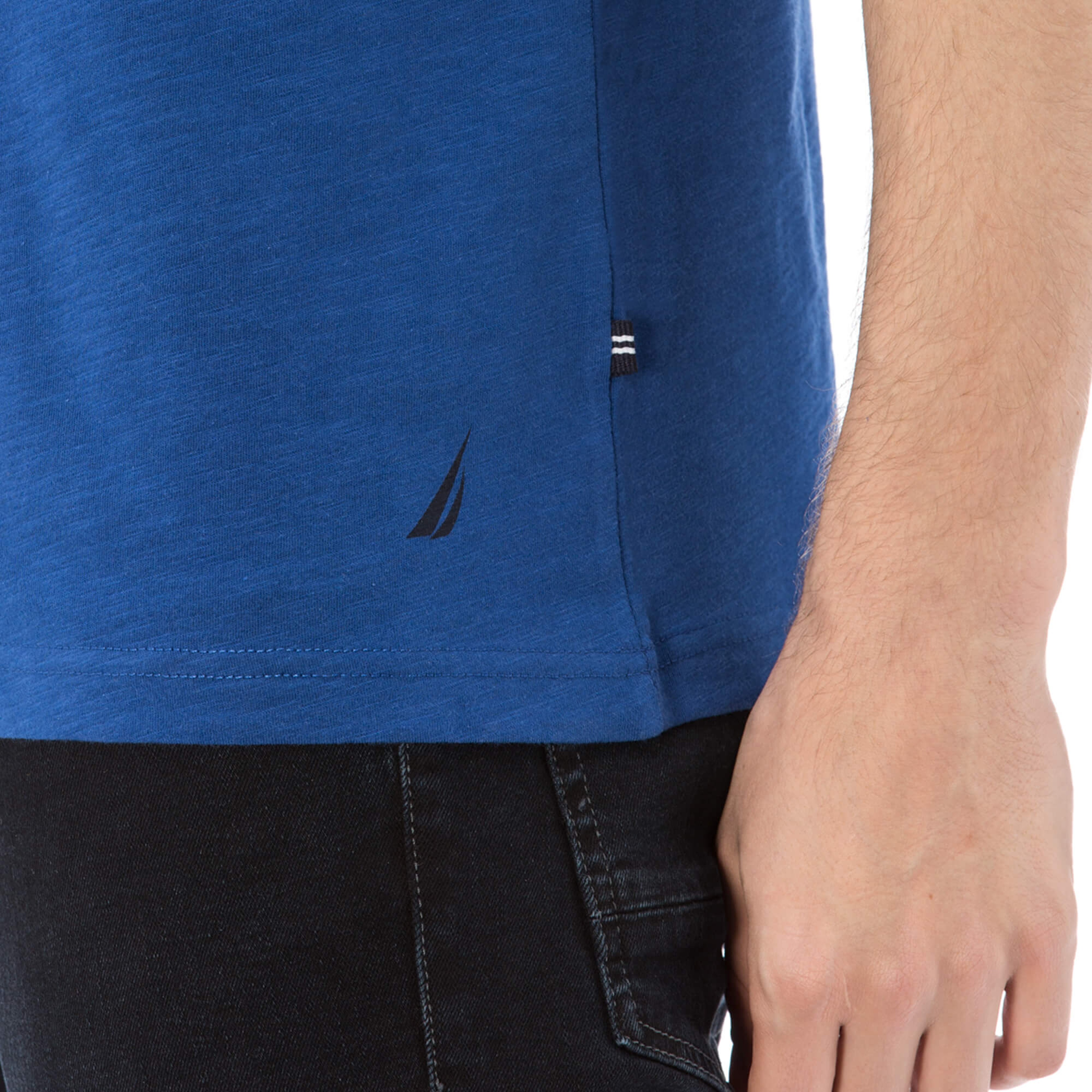 Nautica Erkek Mavi Slim Fit T-Shirt