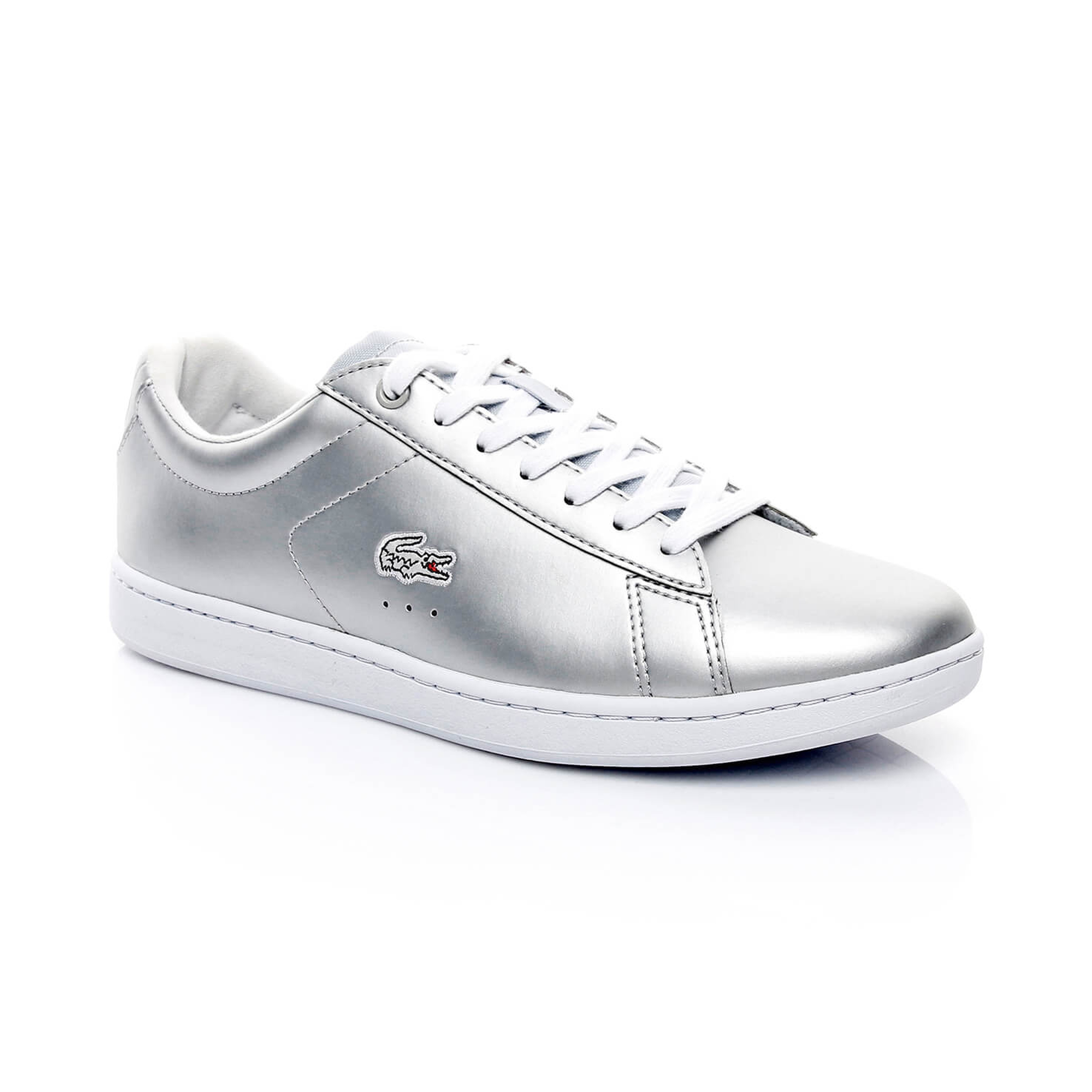 Lacoste Carnaby Evo Kadın Gümüş Rengi Sneaker