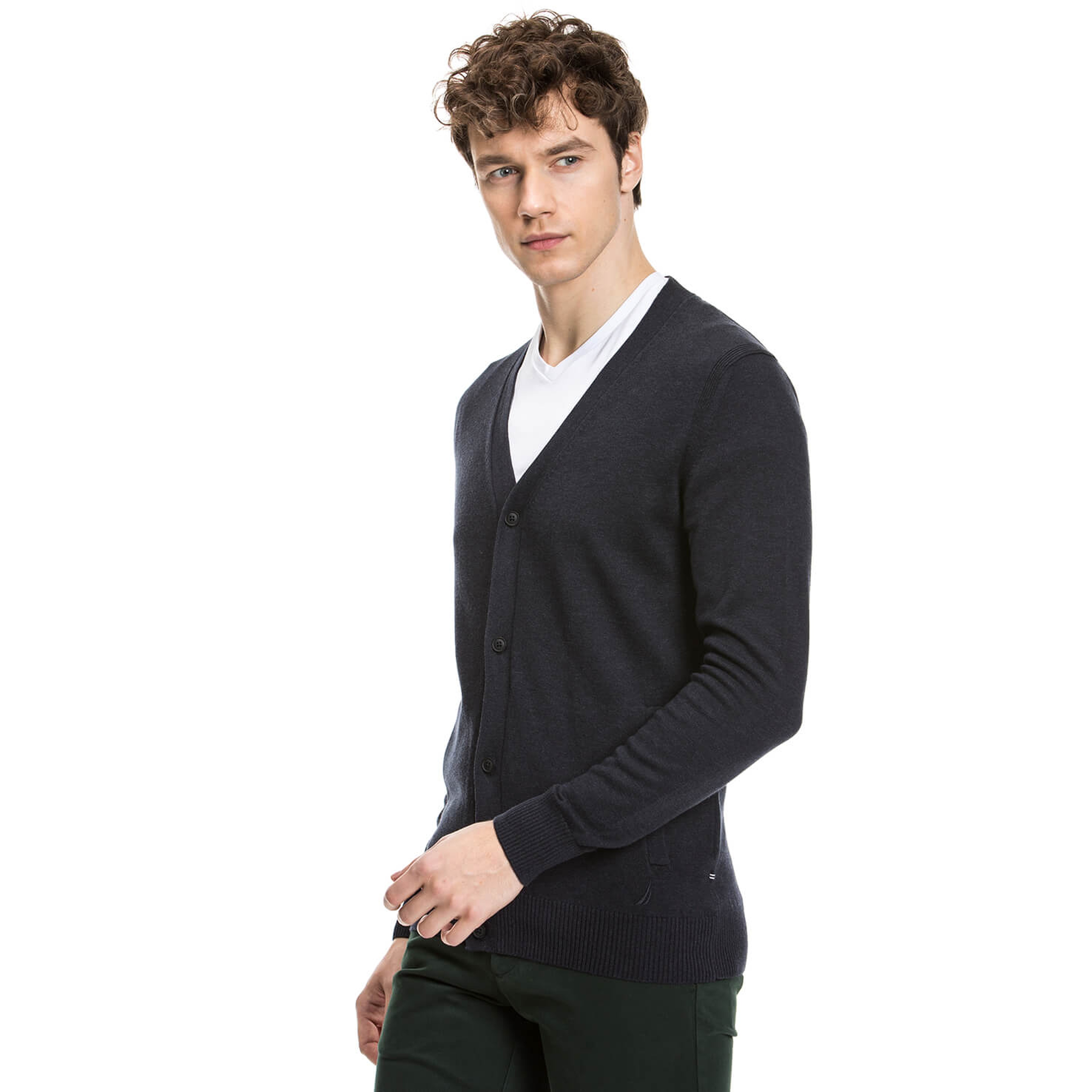 Nautica Erkek Lacivert Triko Hırka