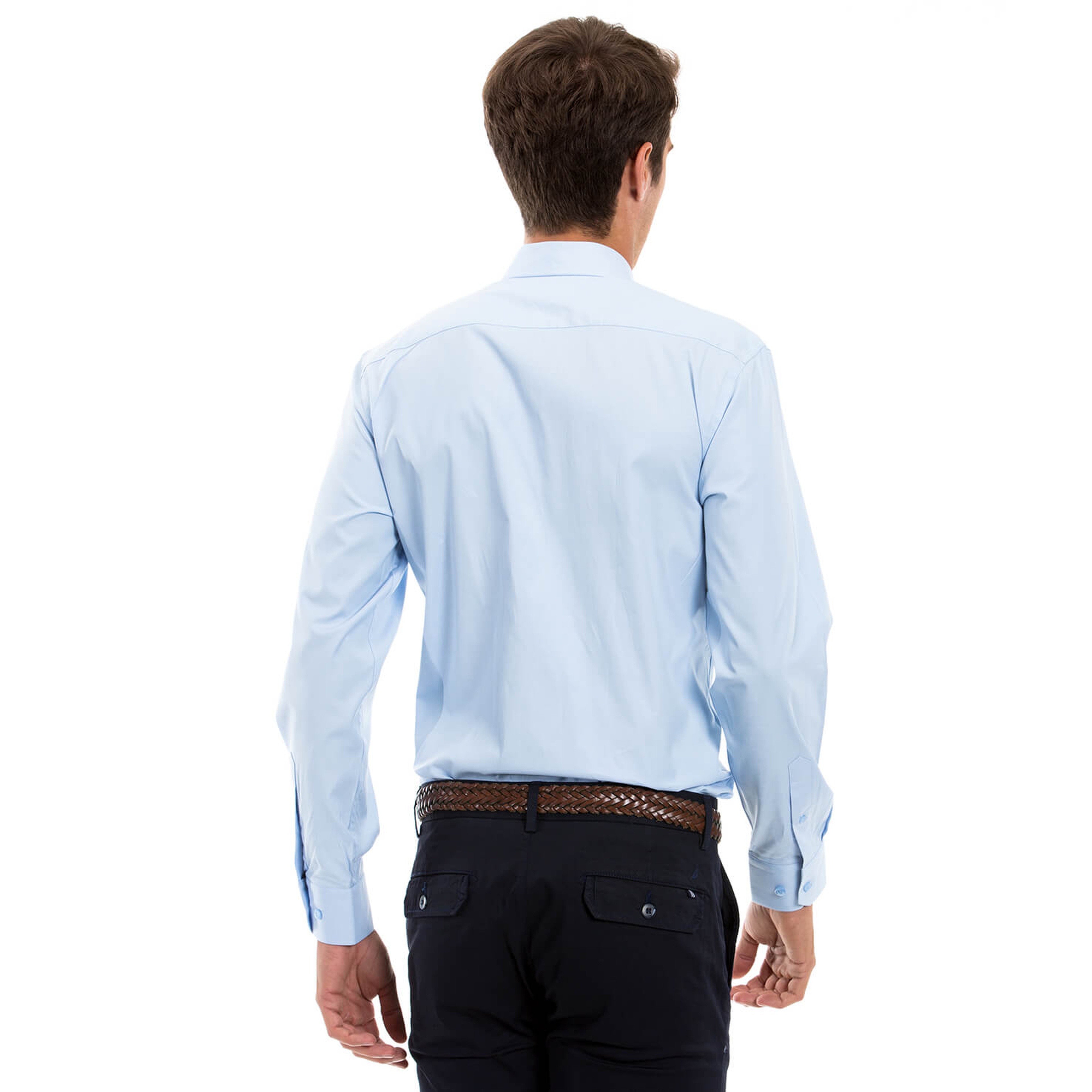 Nautica Erkek Mavi Regular Fit Gömlek