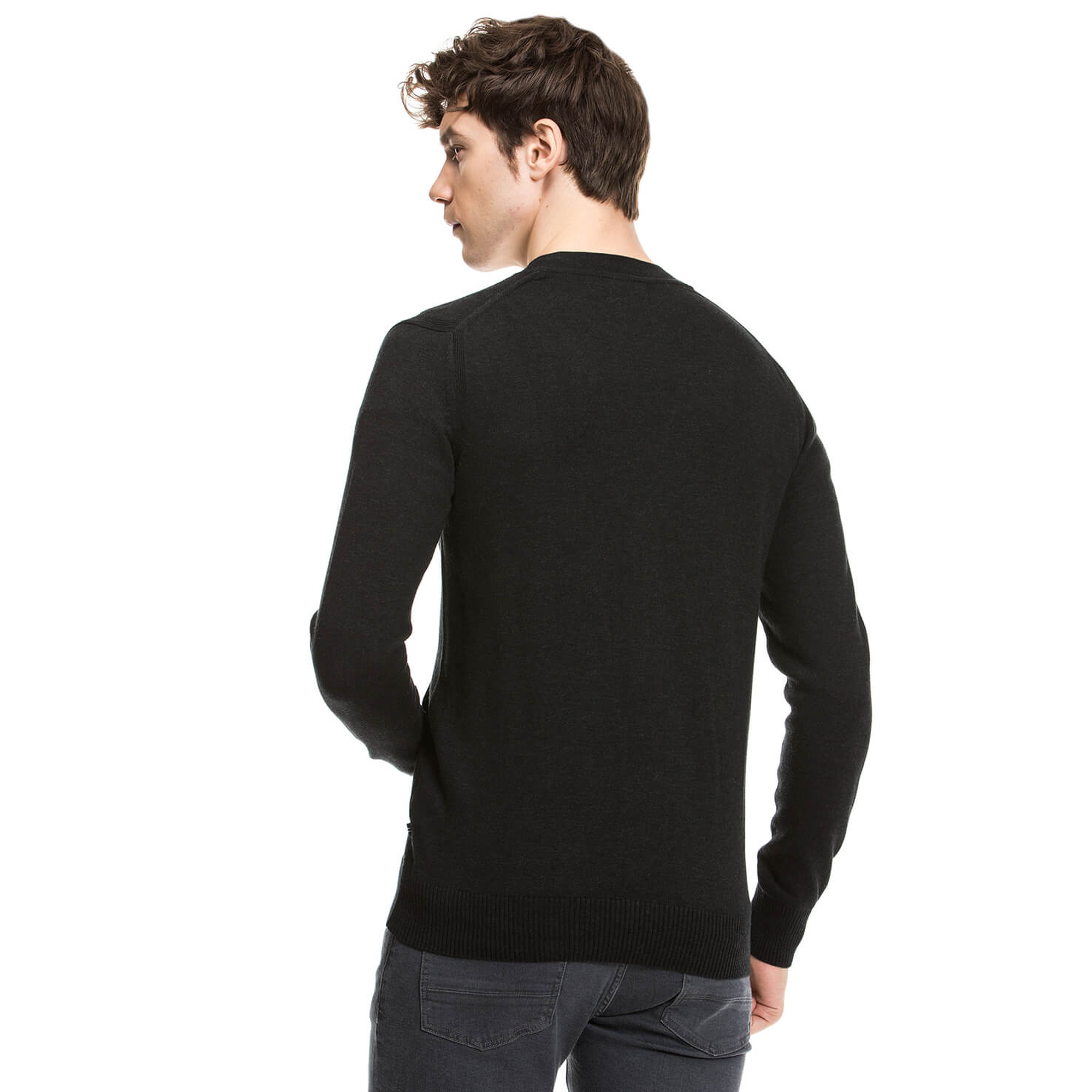 Nautica Erkek Siyah Triko Hırka