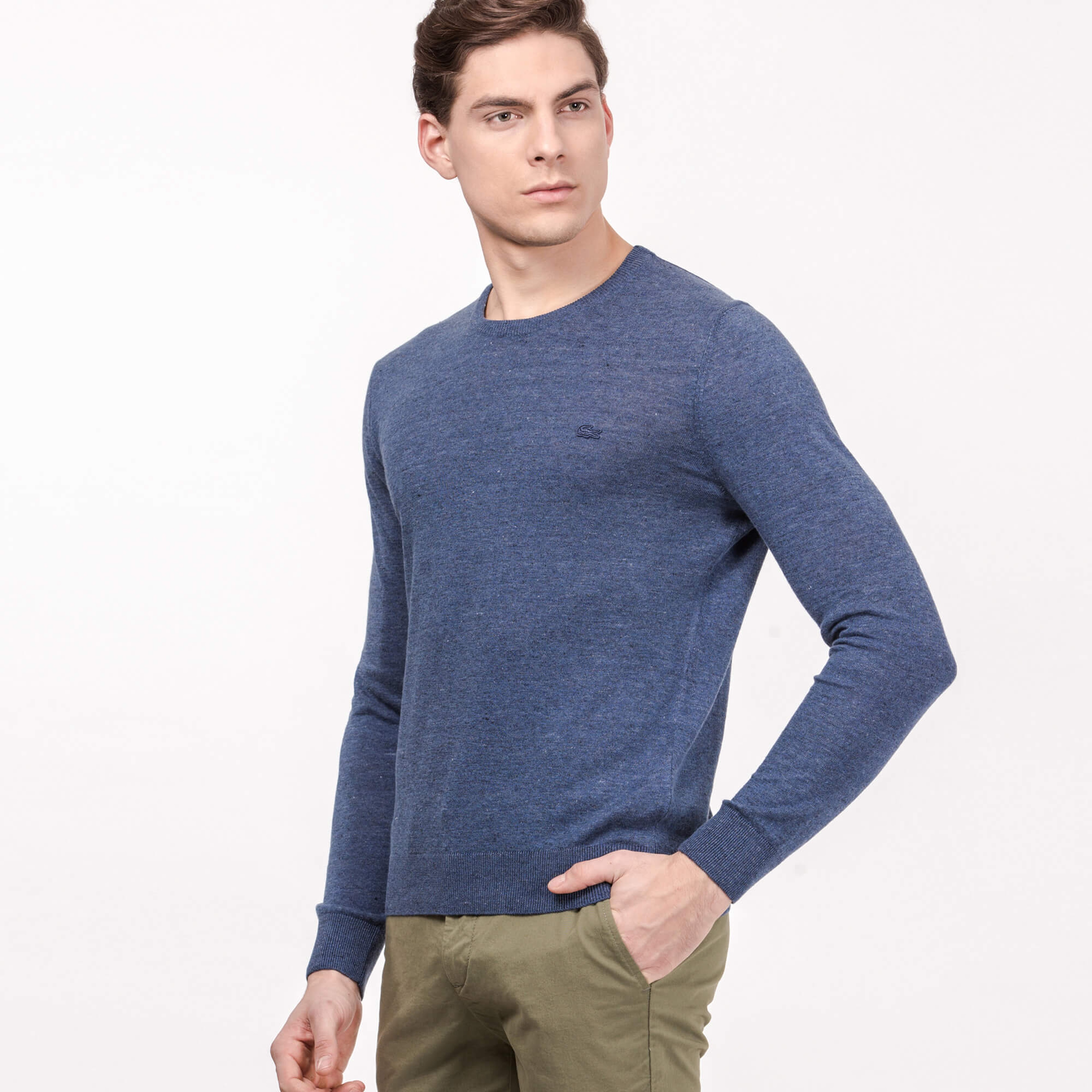 Lacoste Erkek Mavi Triko