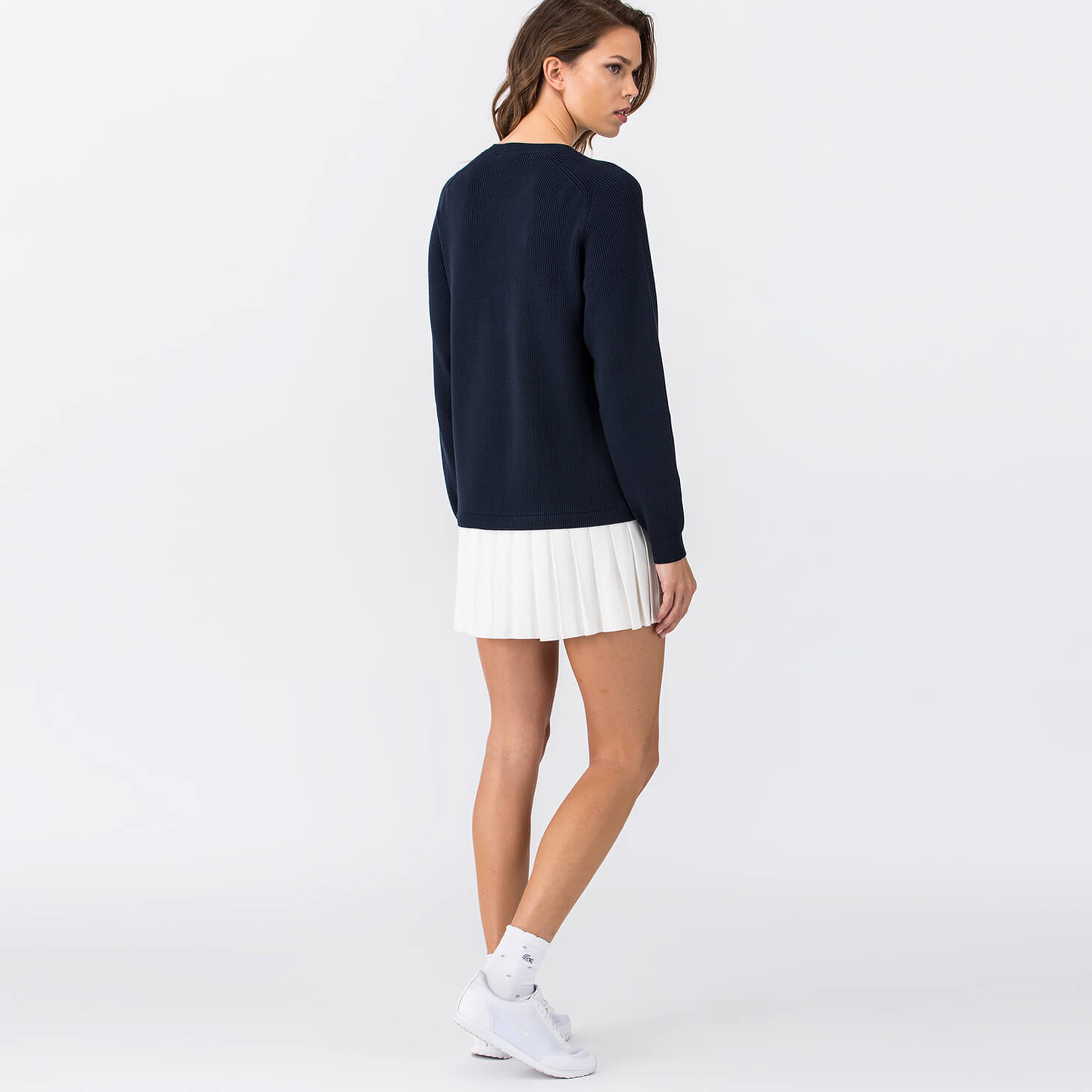 Lacoste Kadın Lacivert Triko