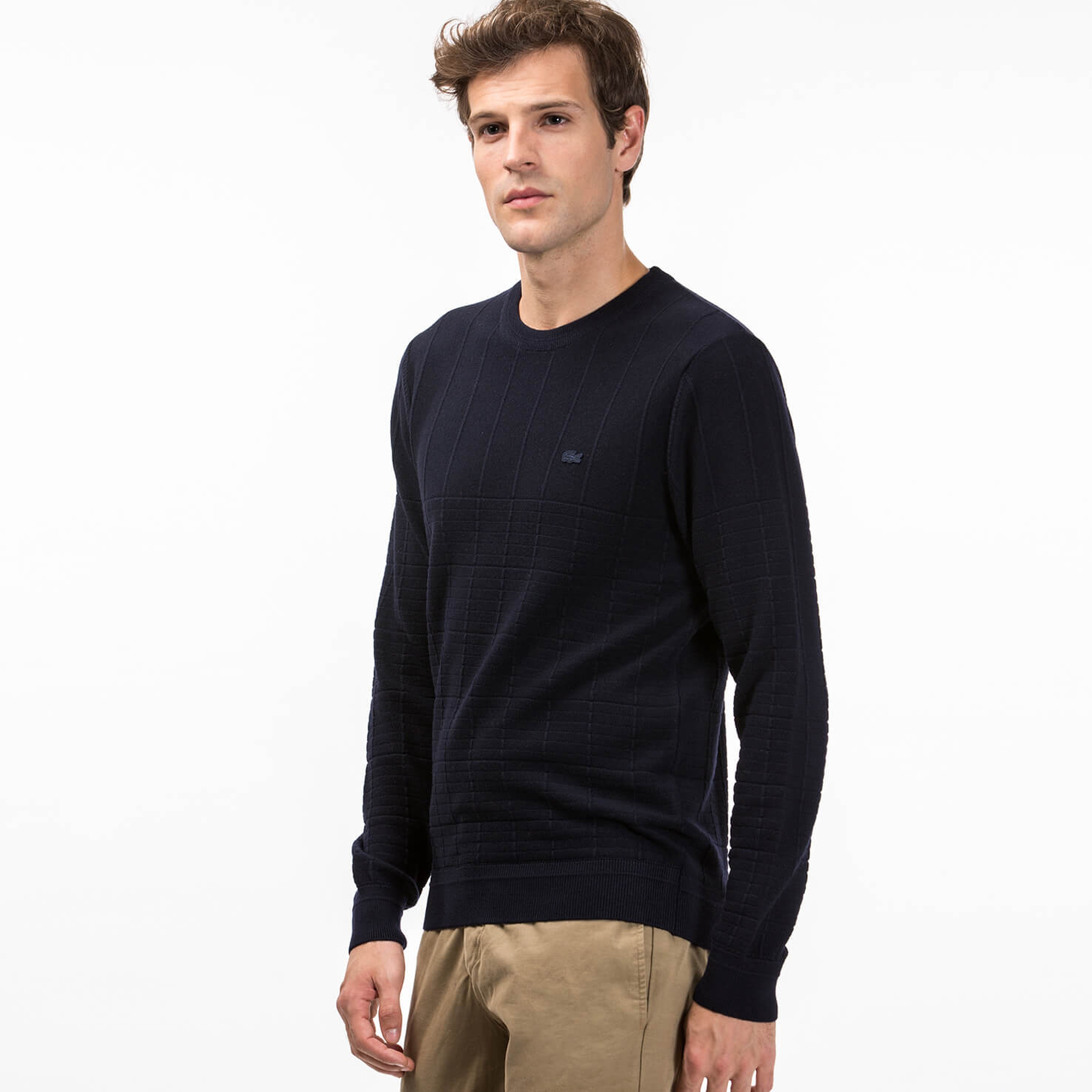 Lacoste Erkek Lacivert Triko