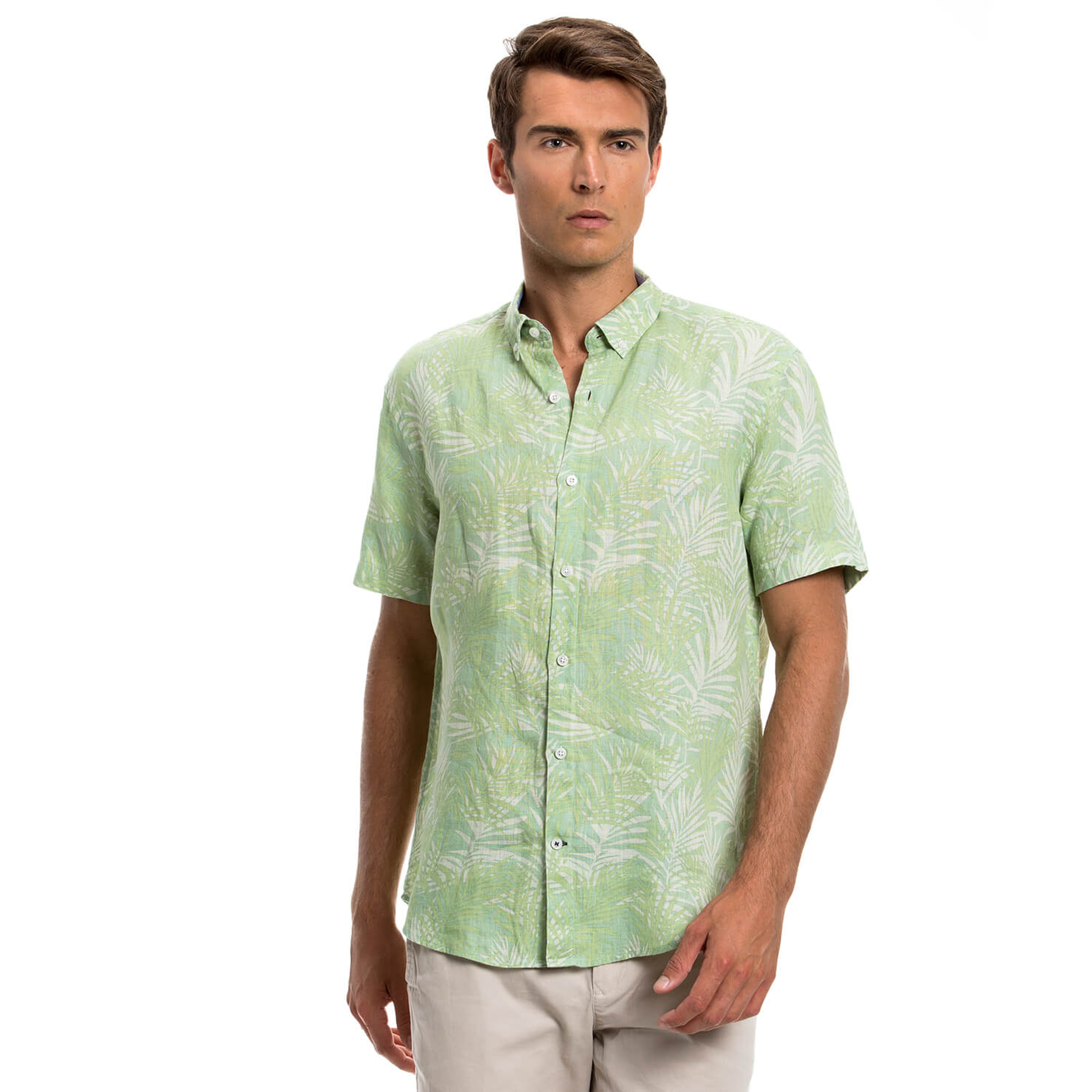 Nautica Erkek Yeşil Gömlek