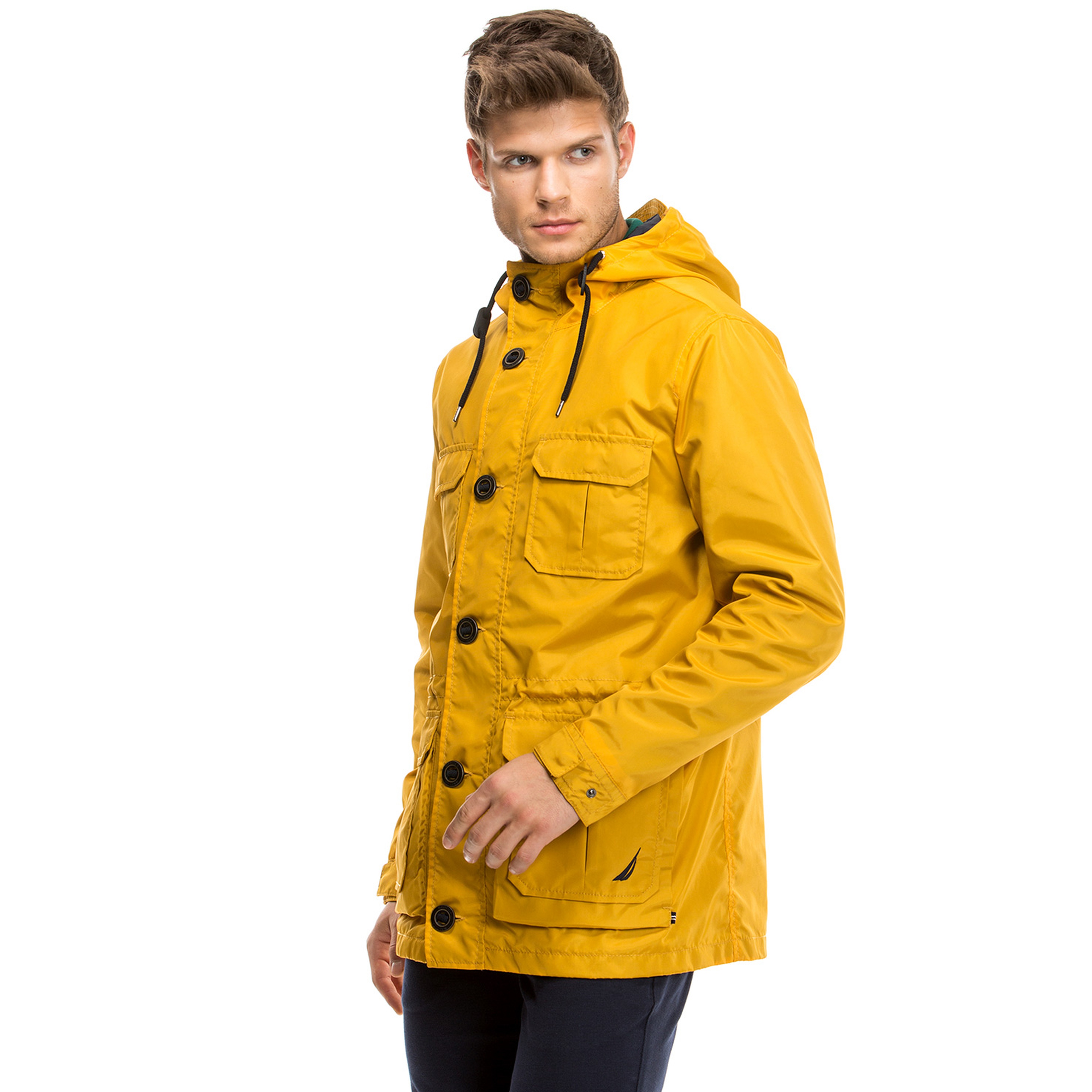 Nautica Erkek Sarı Regular Fit Mont