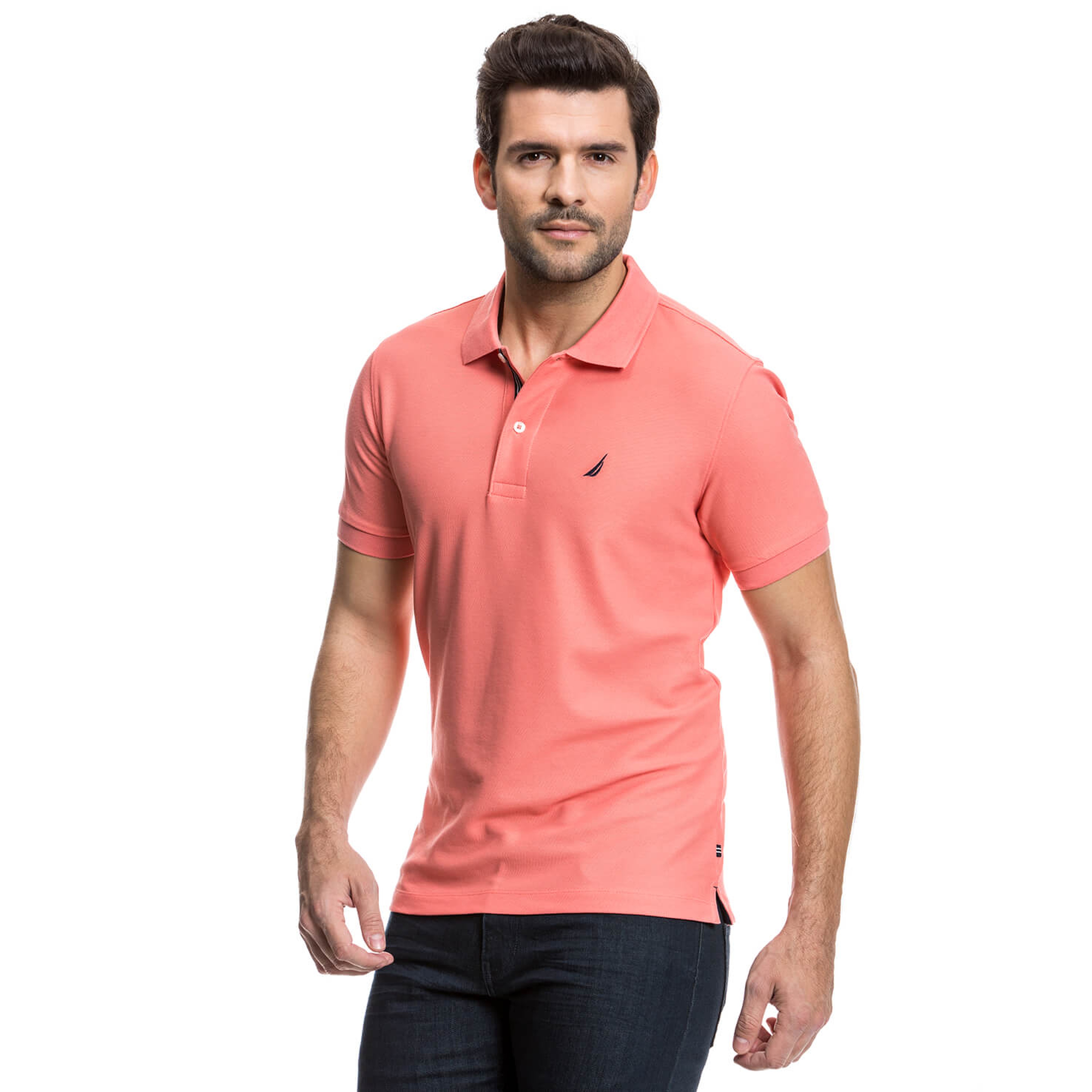 Nautica Erkek Pembe Klasik Fit Polo