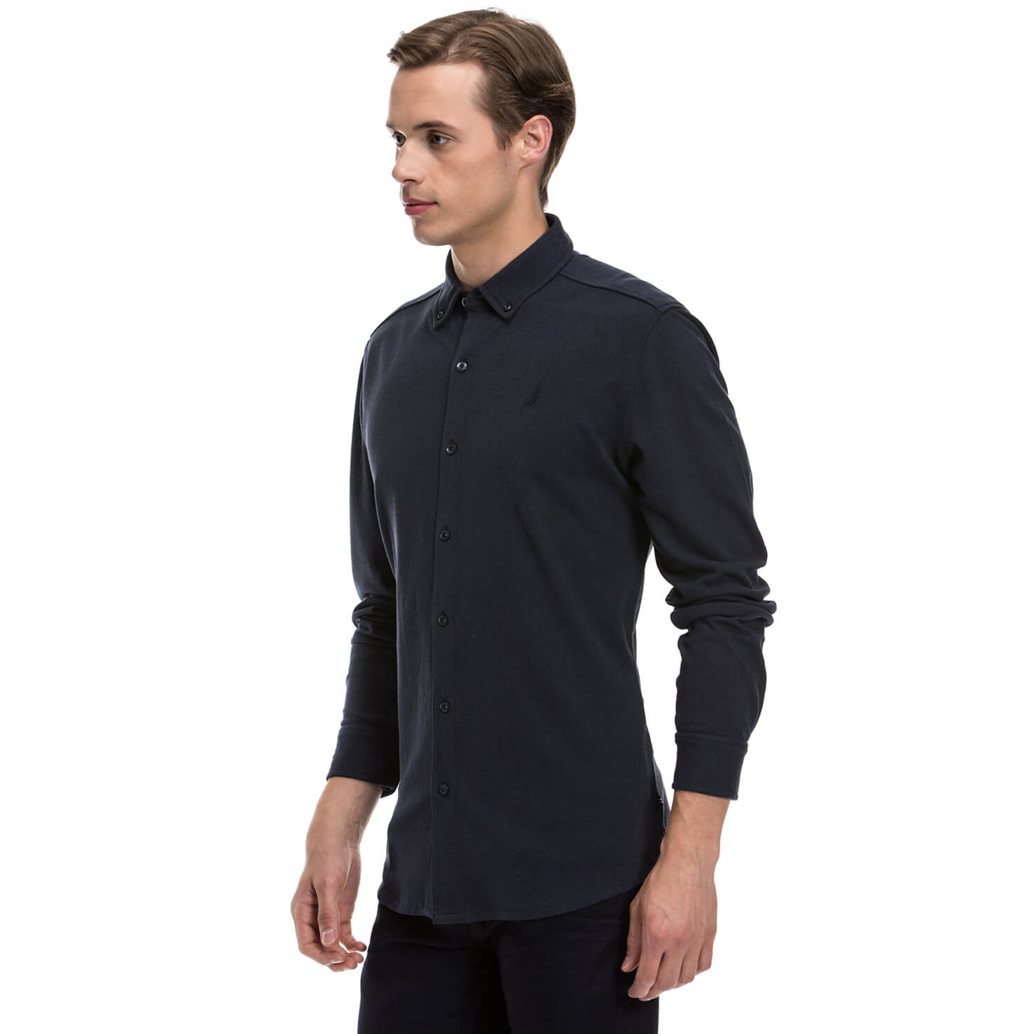 Nautica Erkek Lacivert Uzun Kollu Gömlek