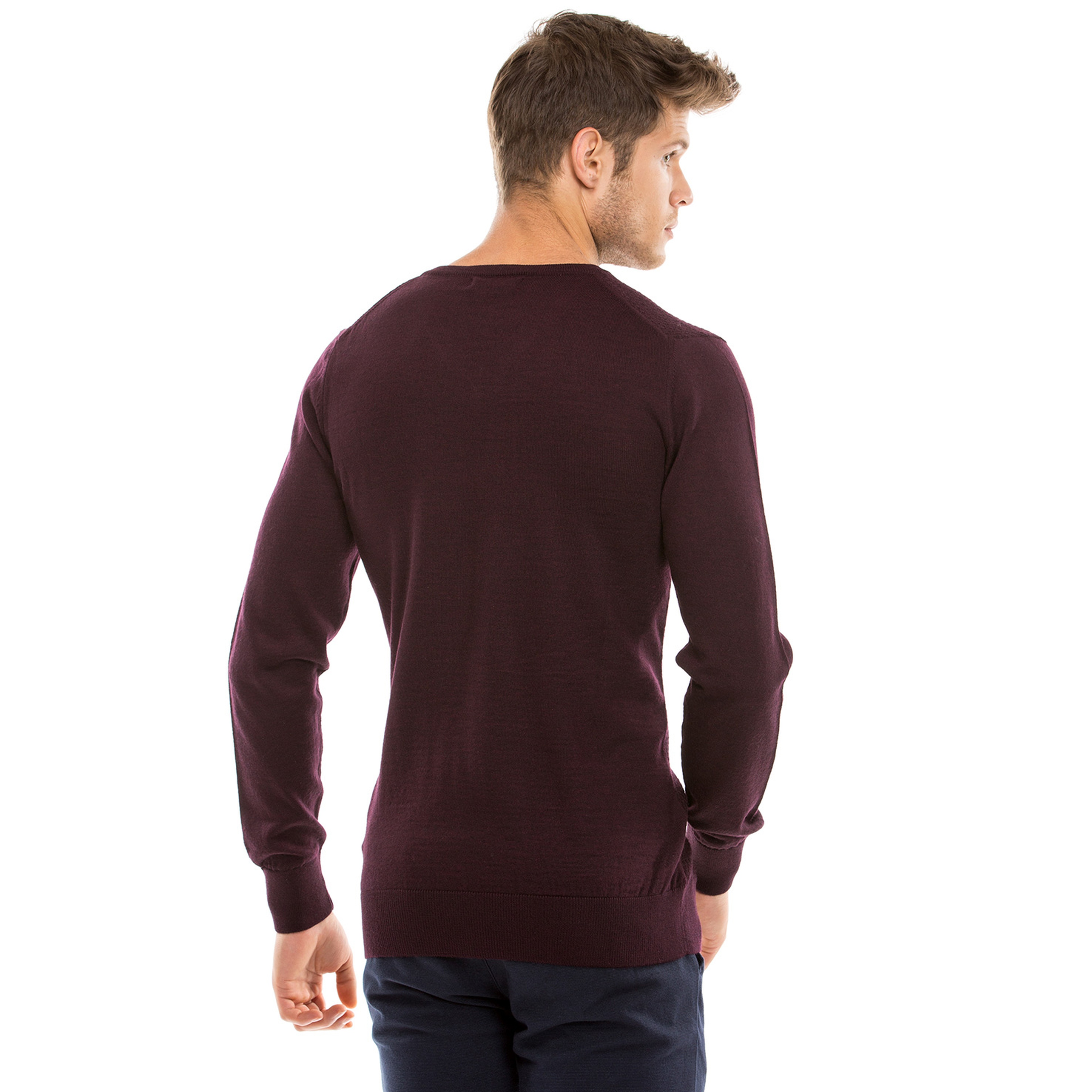 Nautica Erkek Bordo Triko