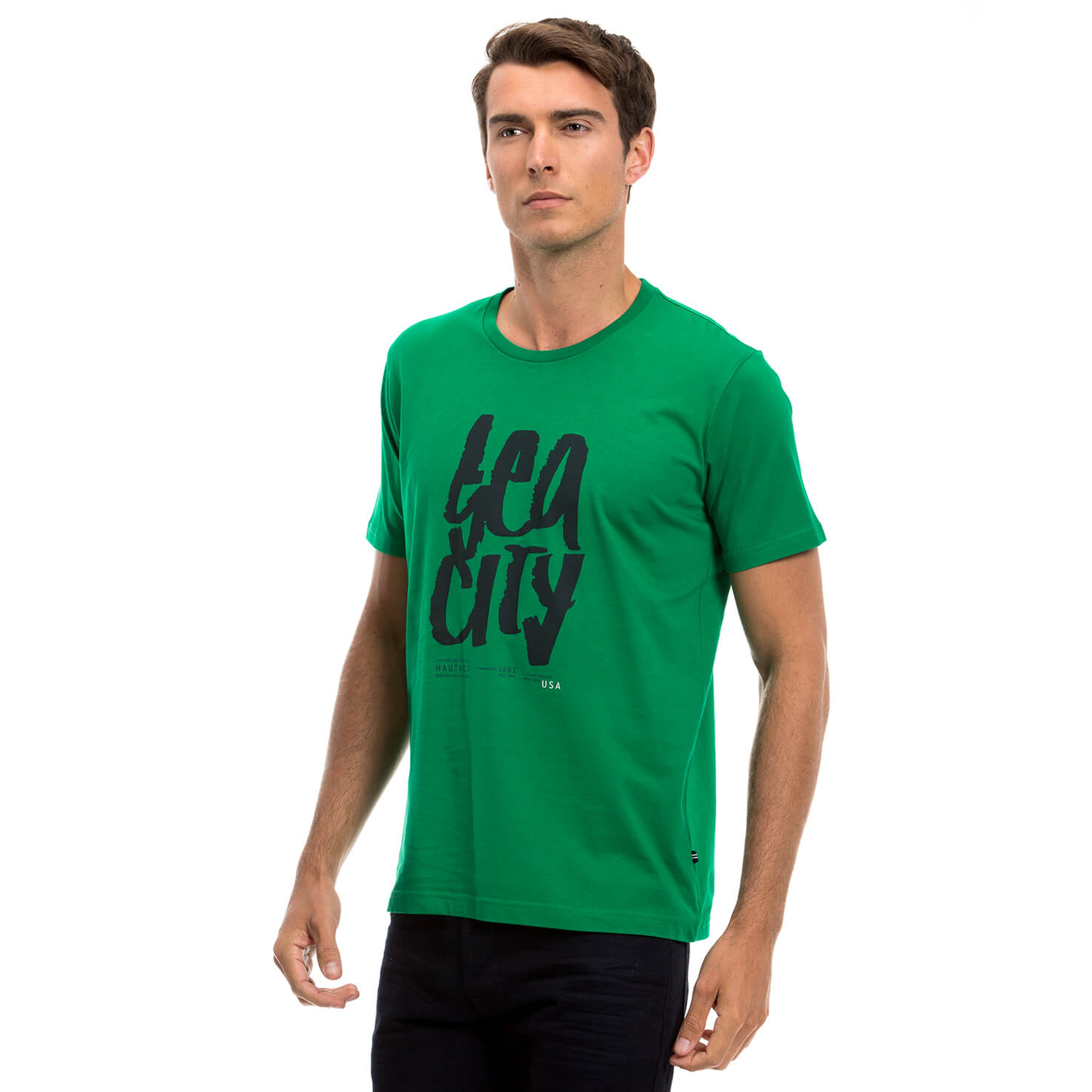 Nautica Erkek Yeşil T-Shirt