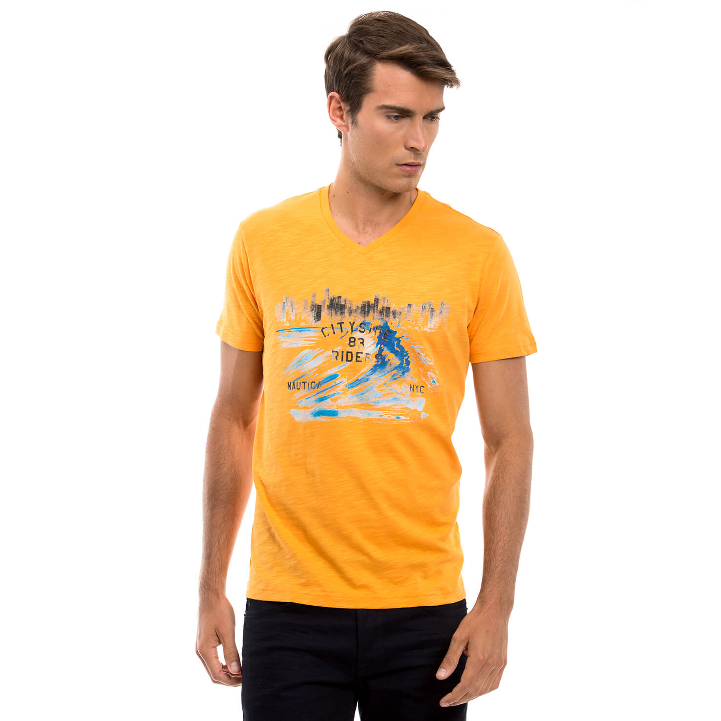 Nautica Erkek Sarı T-Shirt