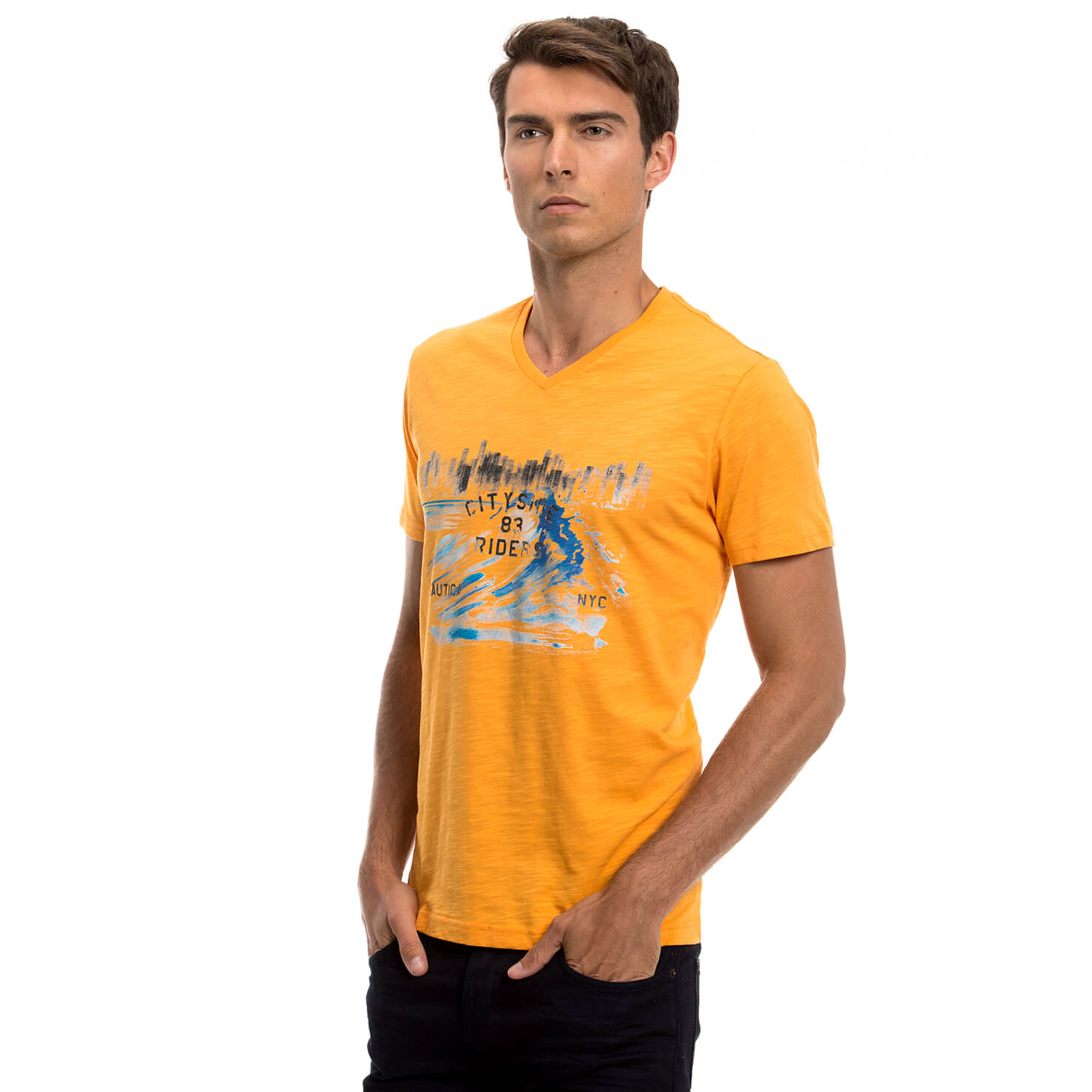 Nautica Erkek Sarı T-Shirt