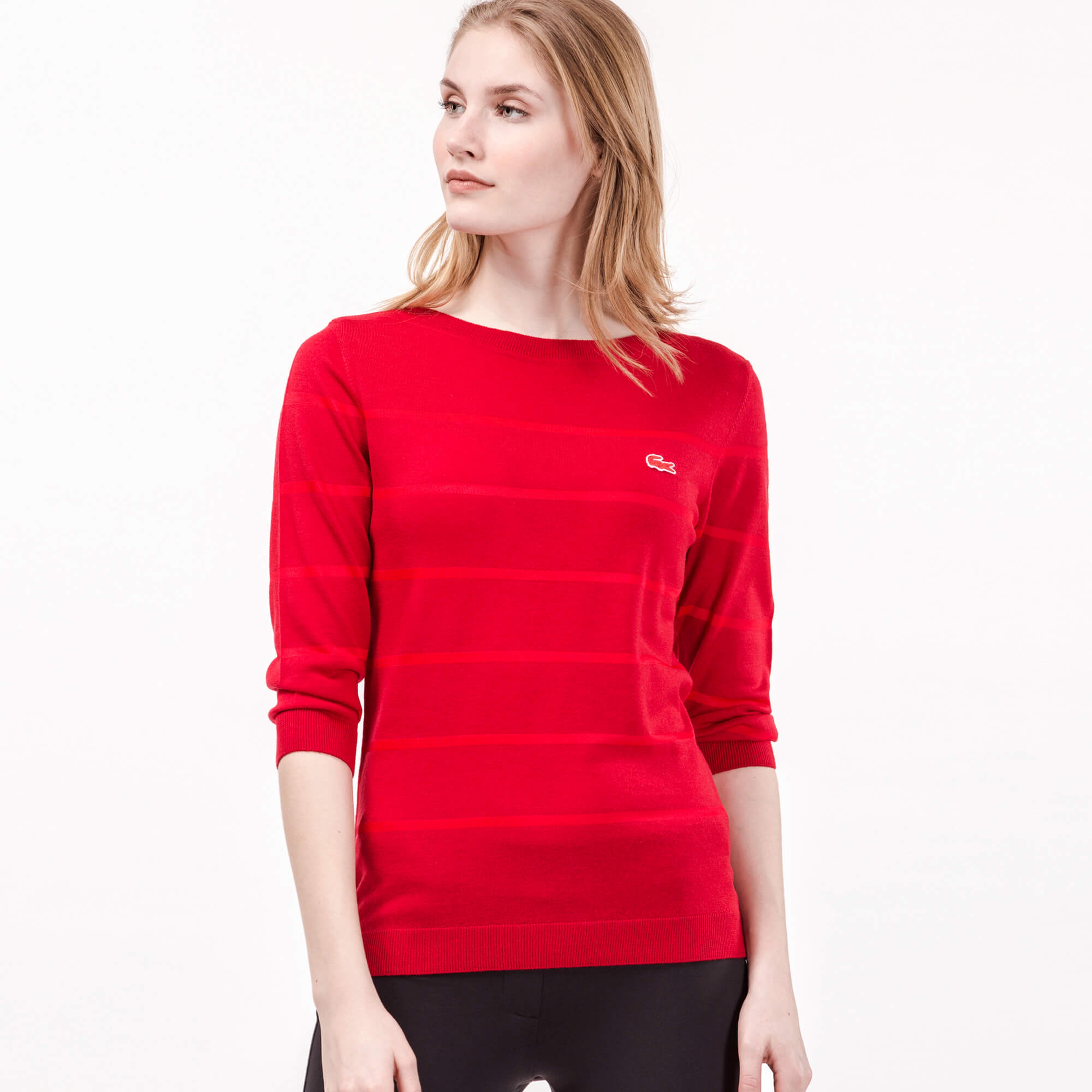 Lacoste Kadın Kırmızı Triko