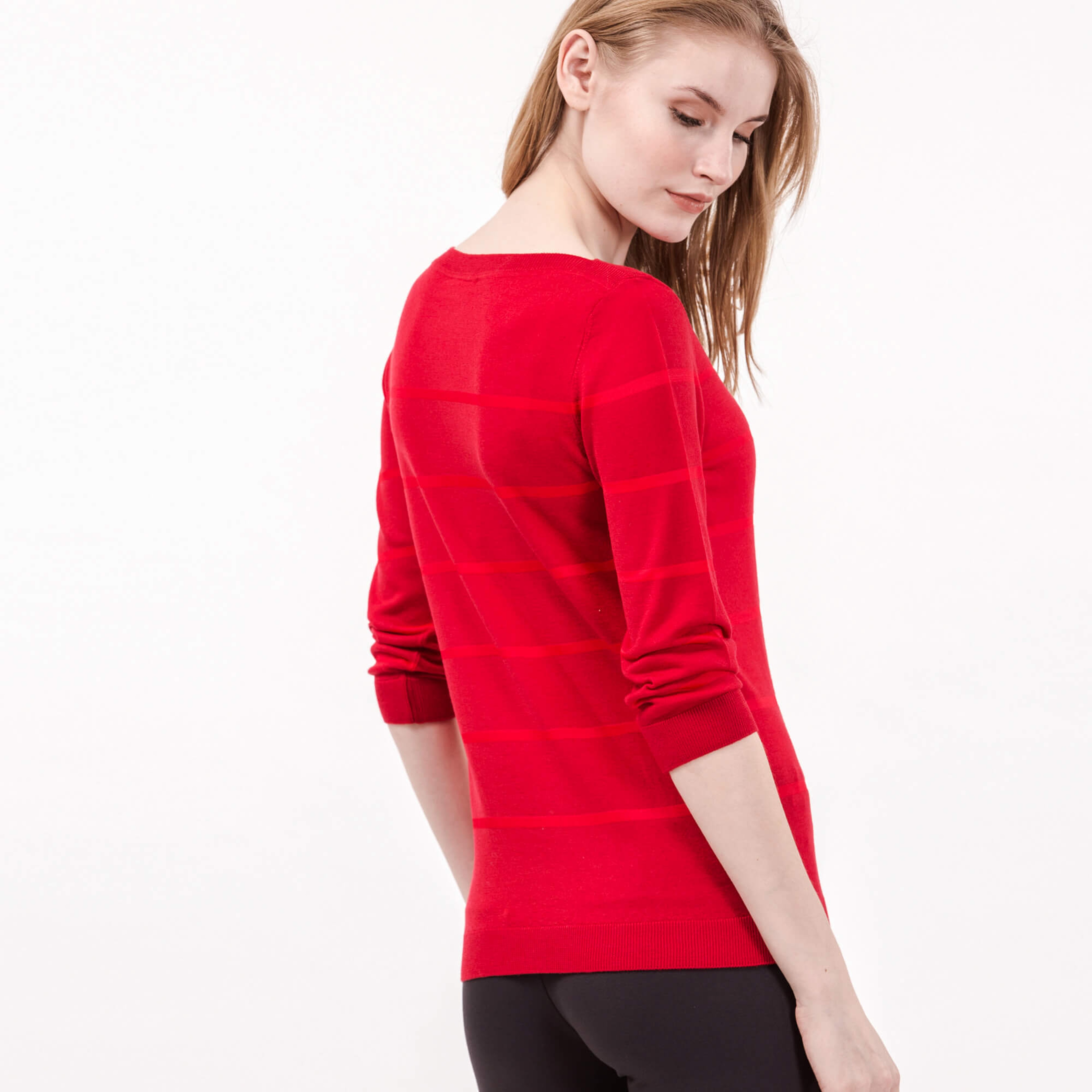 Lacoste Kadın Kırmızı Triko