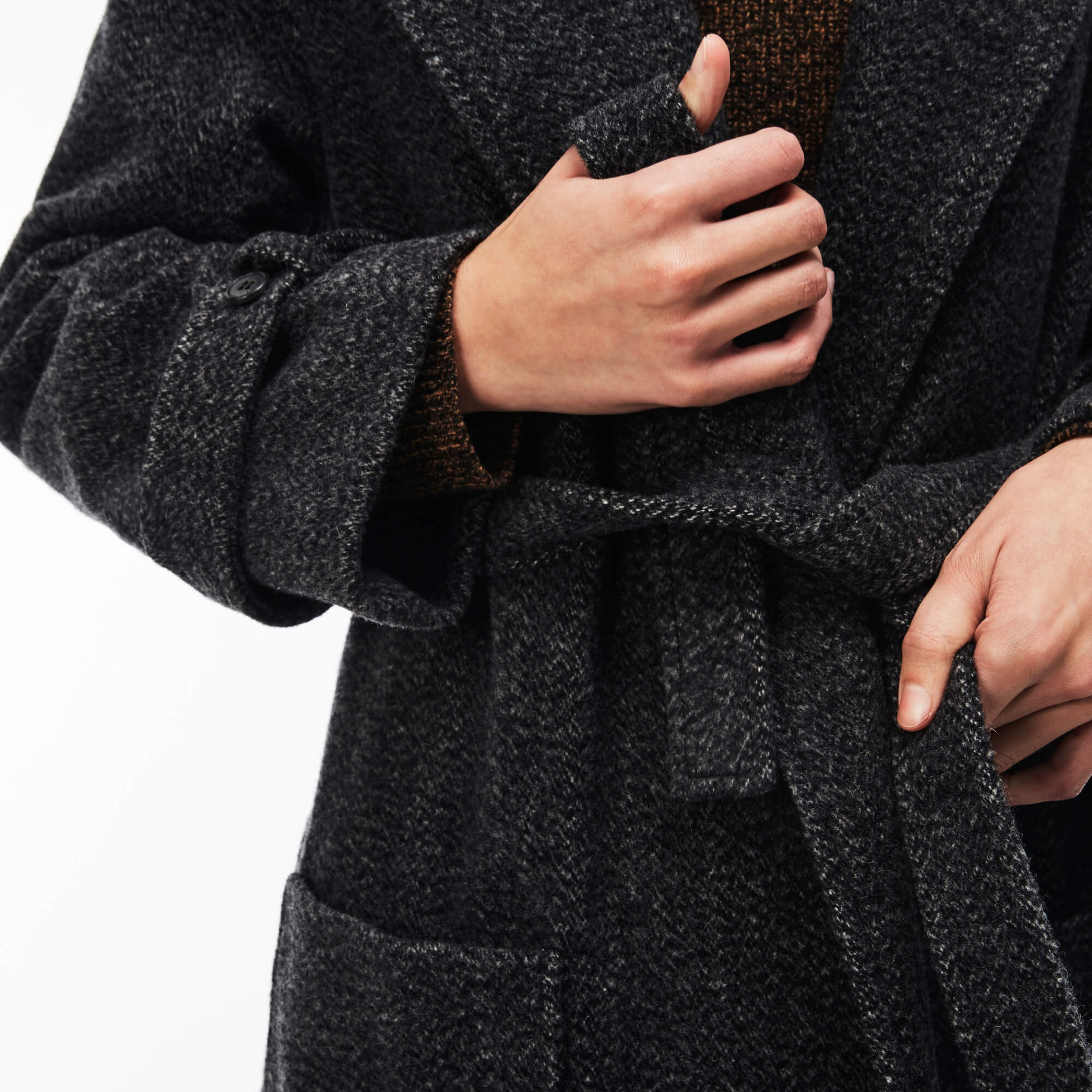 Lacoste Kadın Gri Kaban