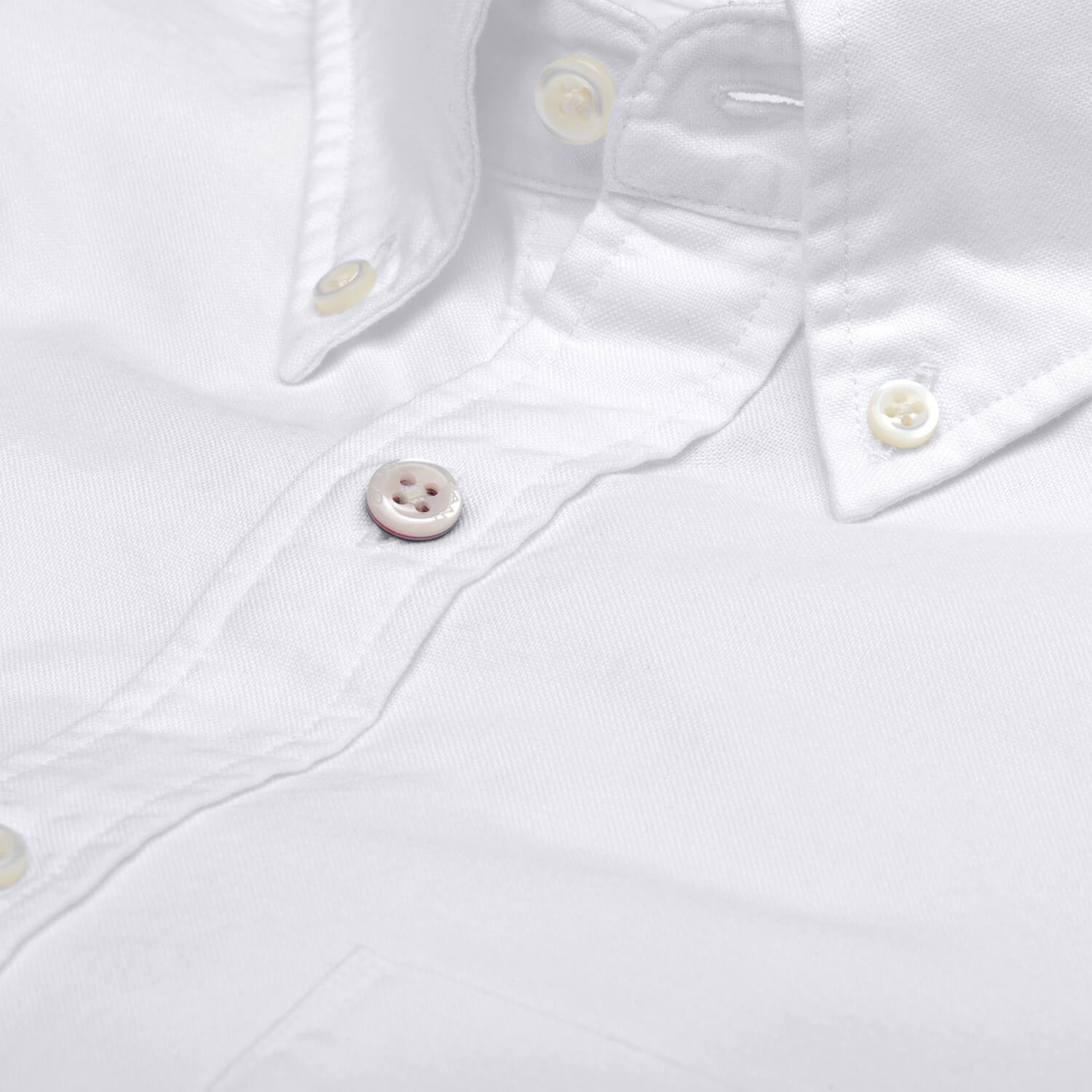 Gant Erkek Beyaz Uzun Kollu Fitted Gömlek