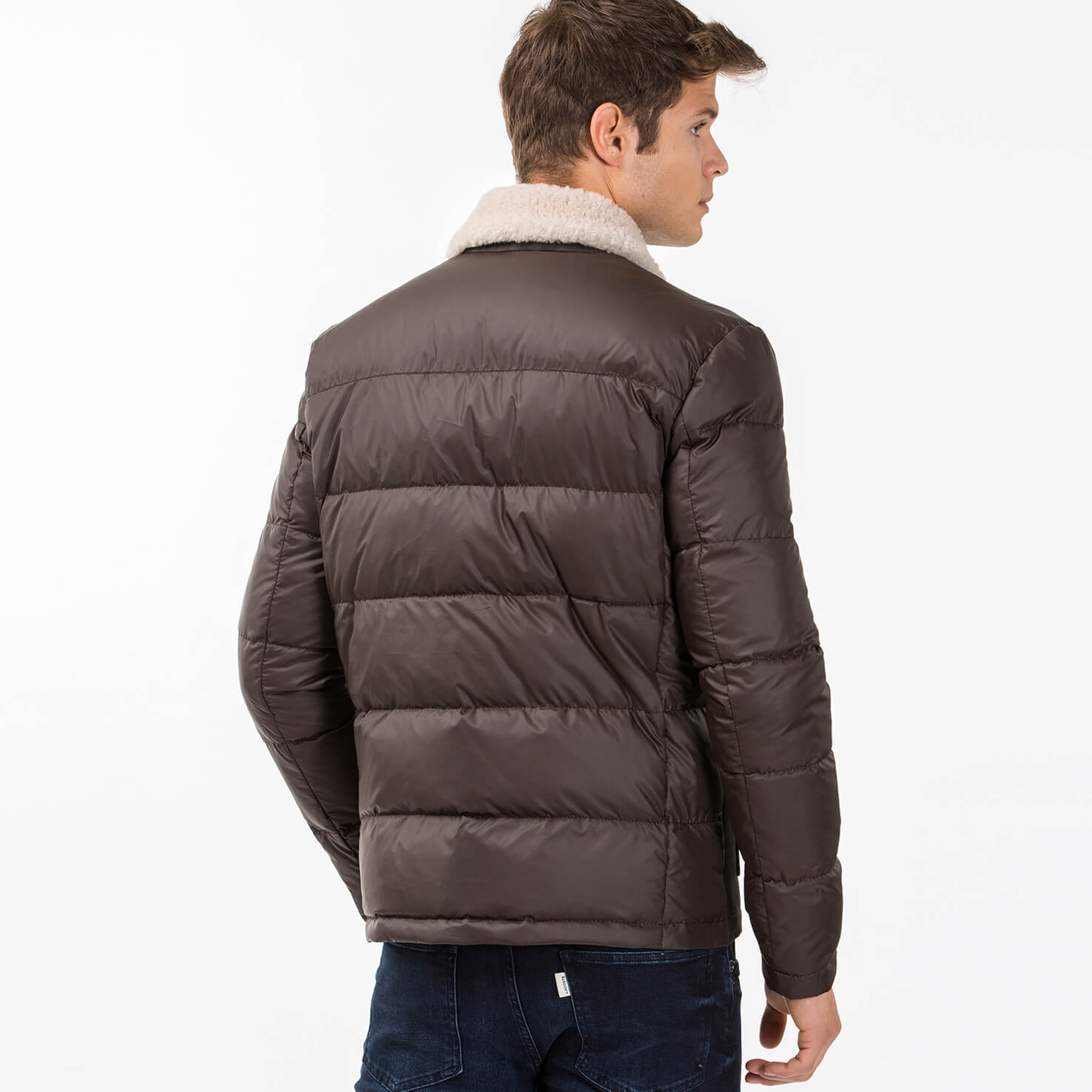 Lacoste Erkek Kahverengi Mont