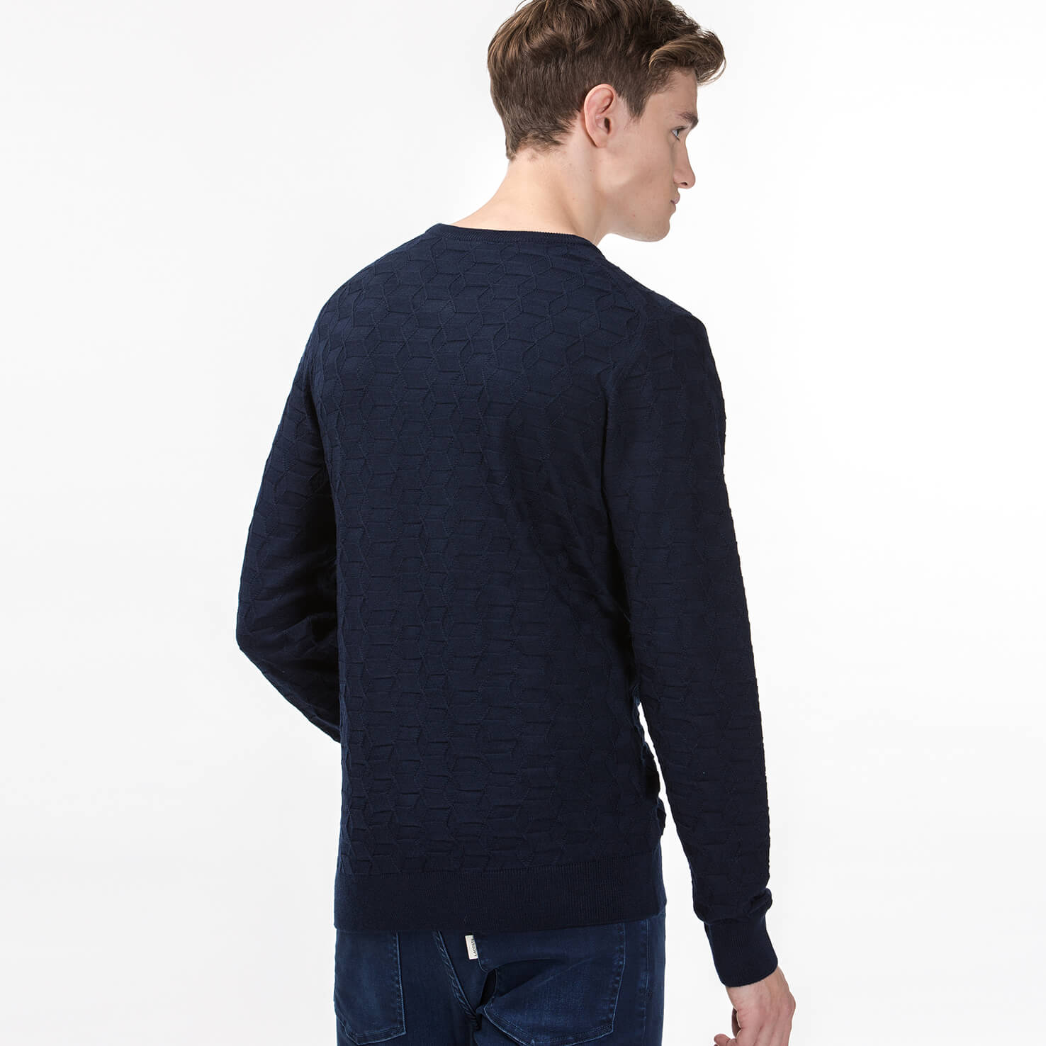 Lacoste Erkek Lacivert Triko