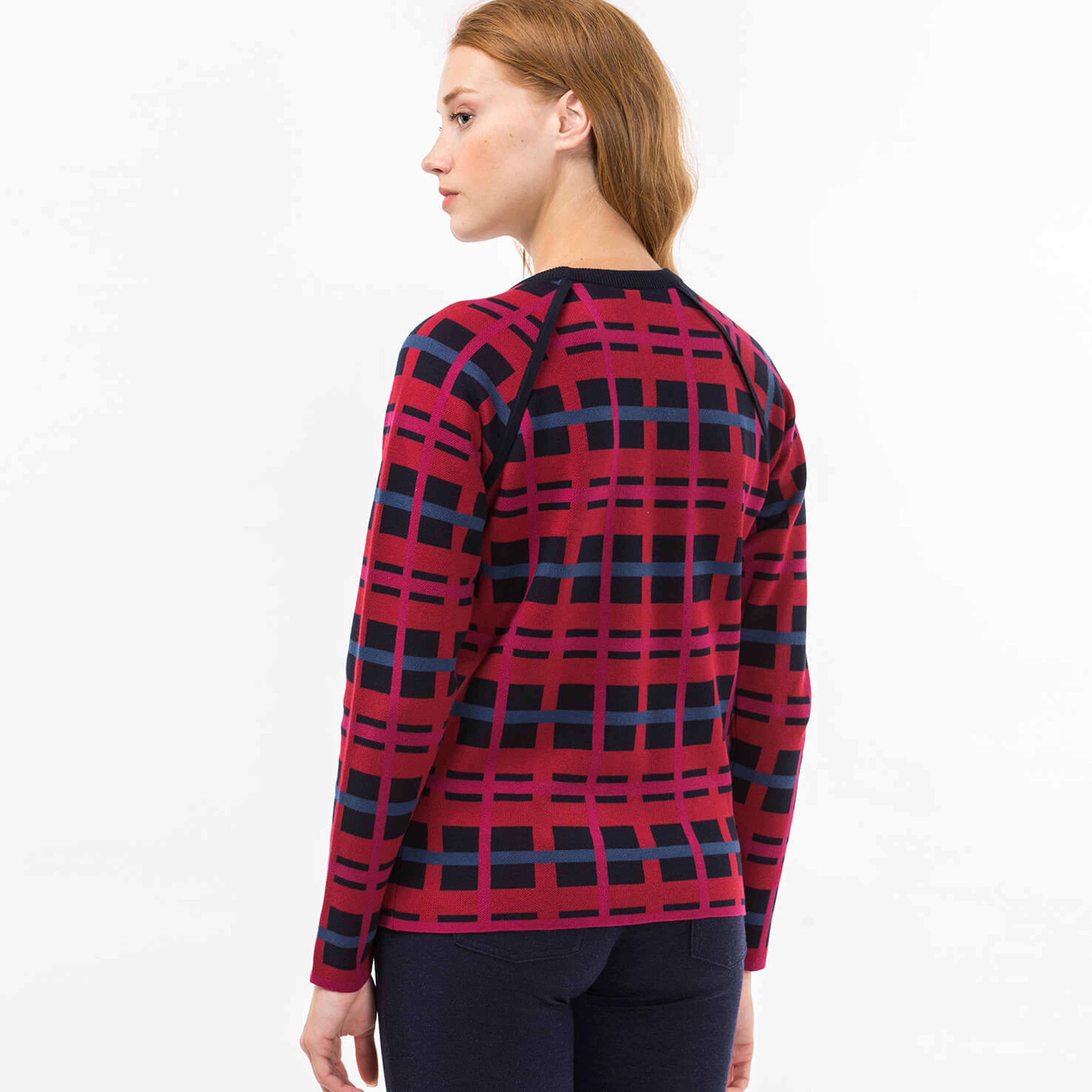 Lacoste Kadın Bordo Triko